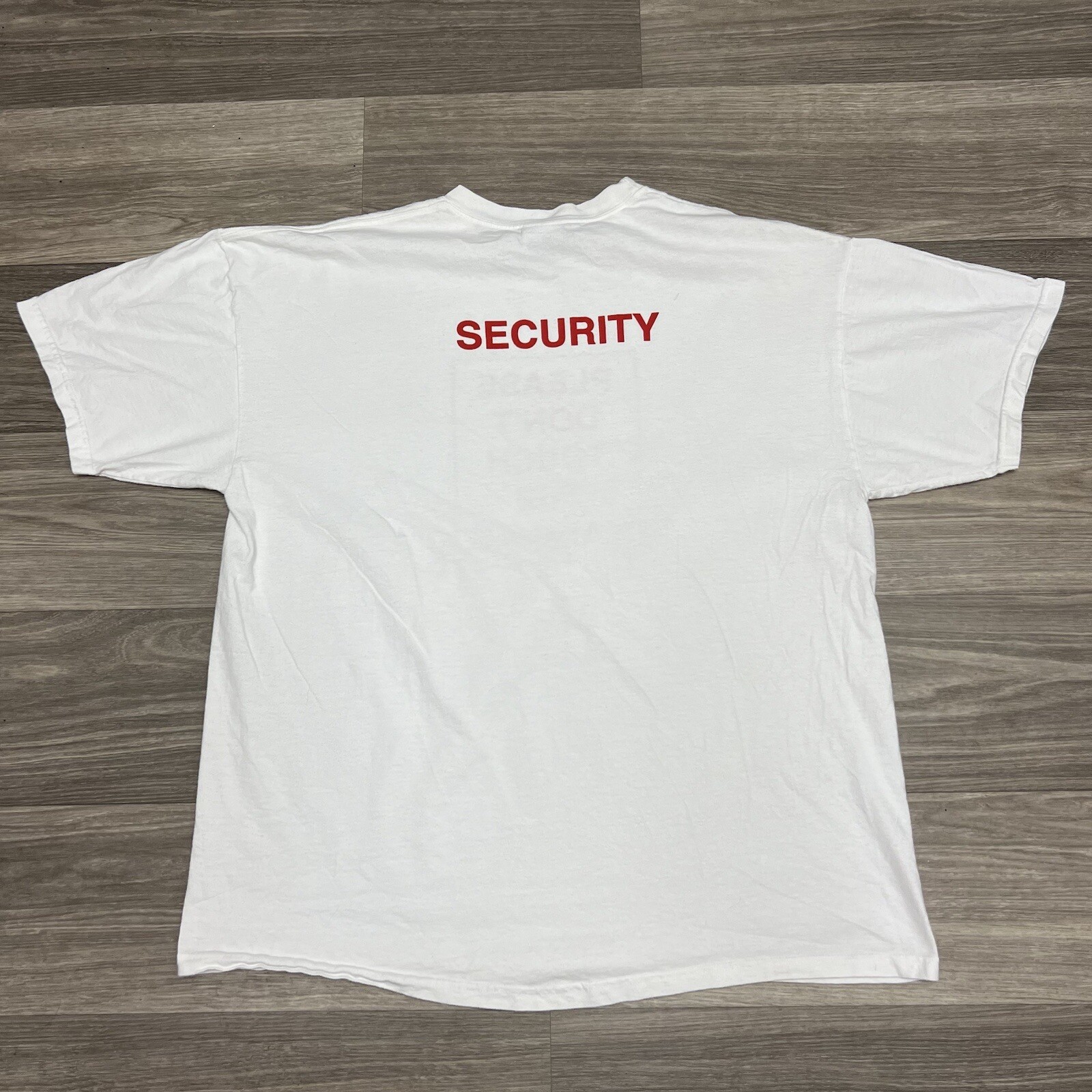 Vagina Security Parody Shirt Mens 2XL XL White Comedy Saying Meme Text Beer Bar