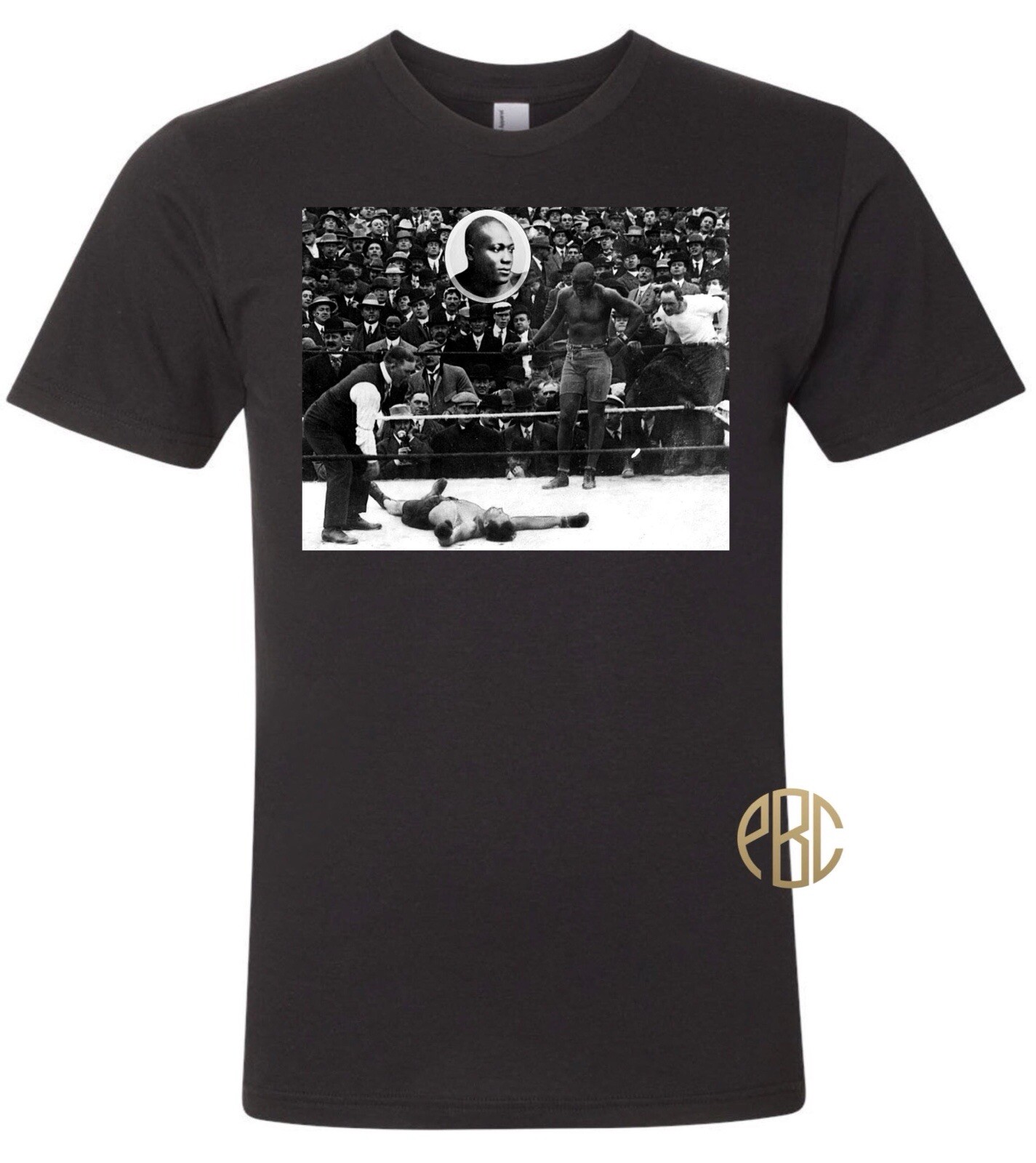 Jack Johnson Fight Of The Century Tee Shirt *READ DESC*