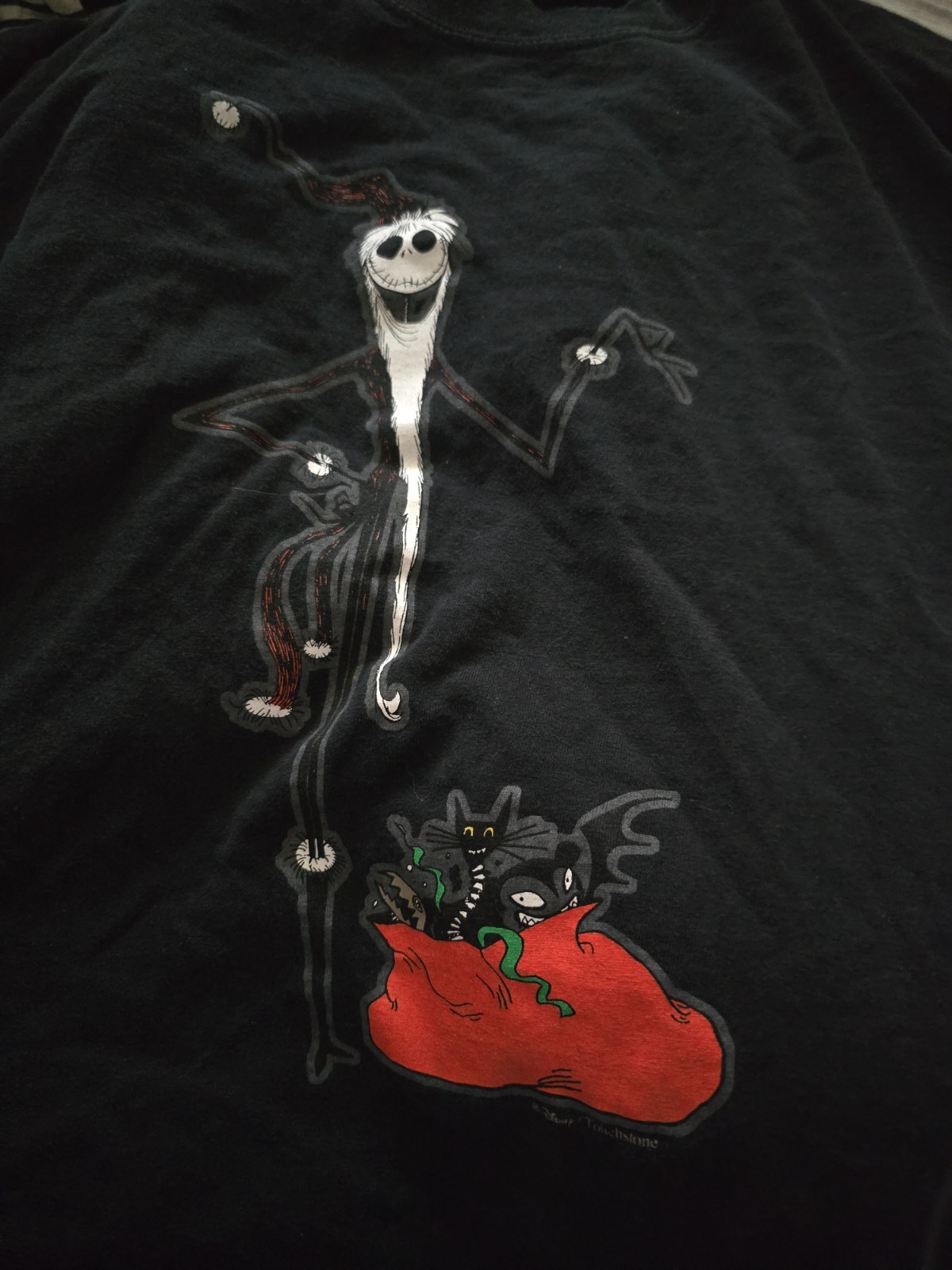 Vintage Nightmare Before Christmas Longsleeve Santa Jack Longsleeve Shirt 2XL