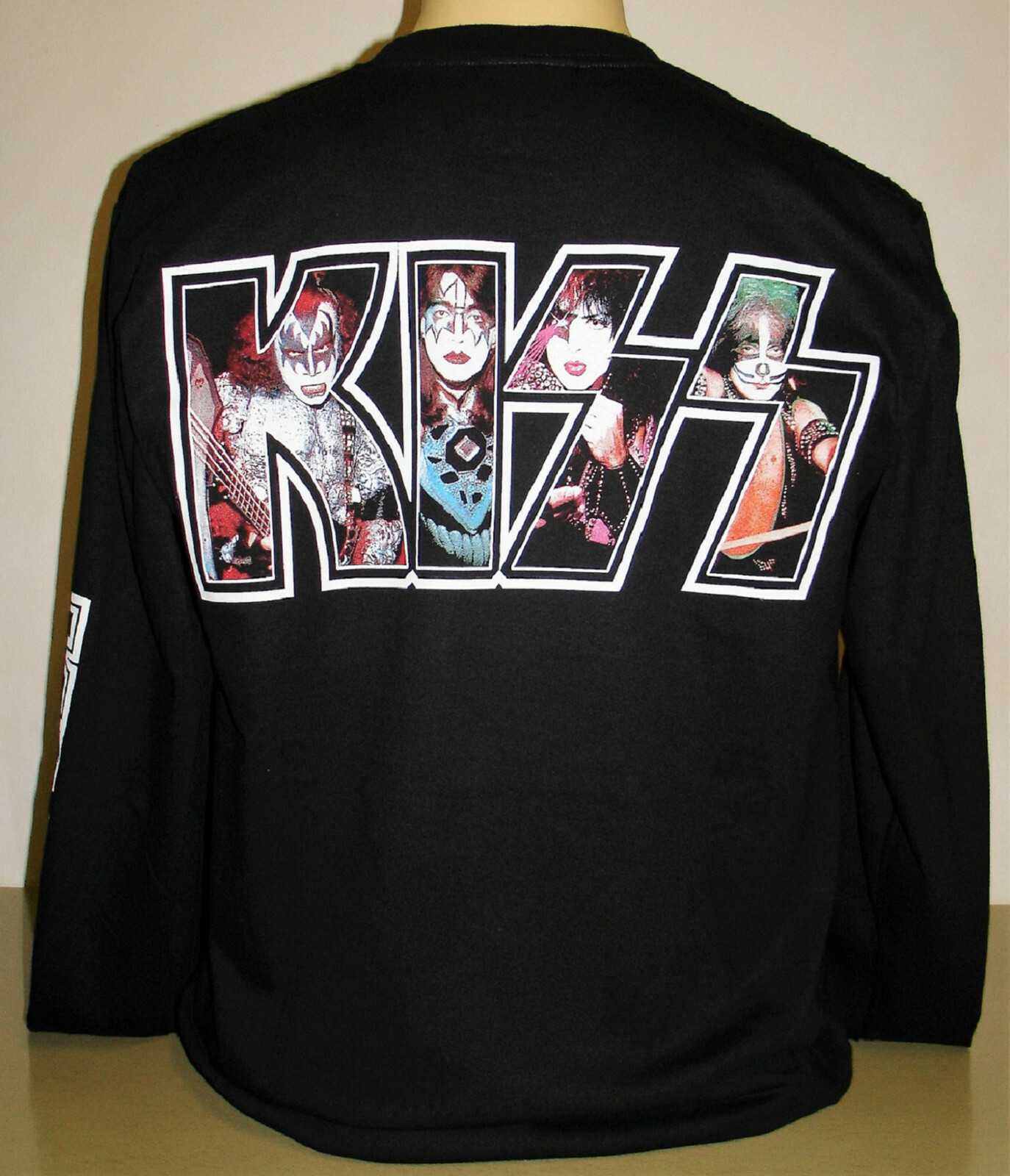 Kiss Dynasty Design Long Sleeve T-Shirt Size S M L XL 2XL 3XL Rock Band XXL XXXL