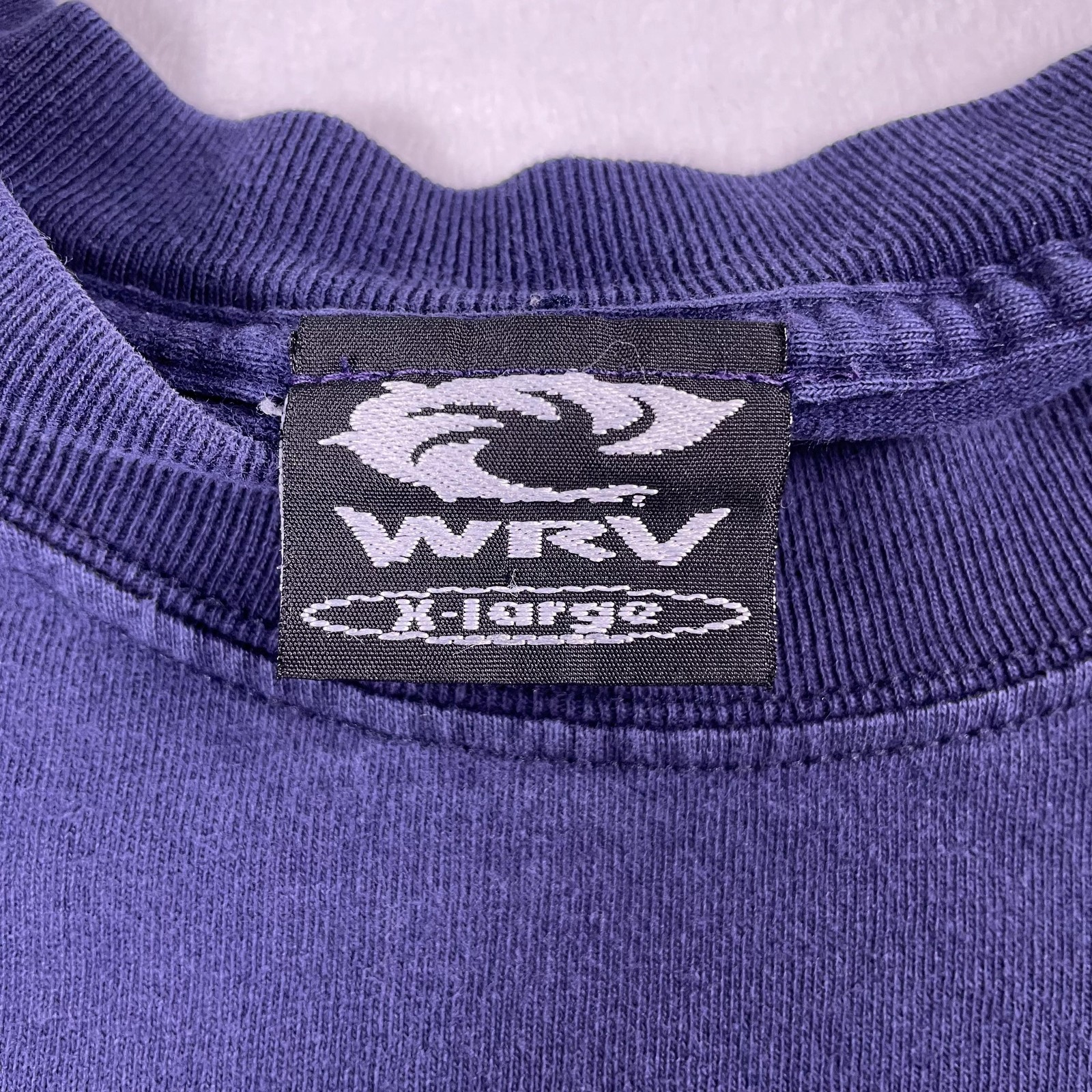 Vtg Y2K WRV Surf Tee XL Wave Riding Vehicles Dolphin Logo Beach Skate Board USA