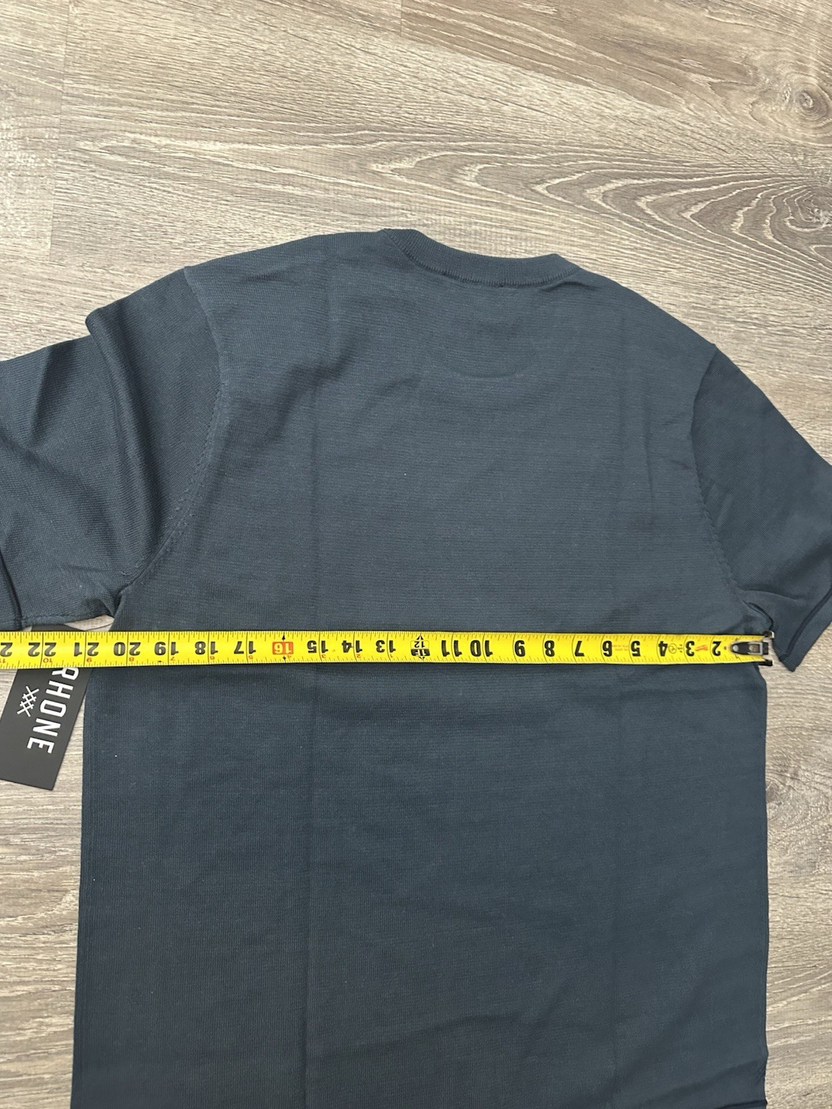 Rhone Compass Knit Tee Men’s Large Deep Sea Blue/ True Navy