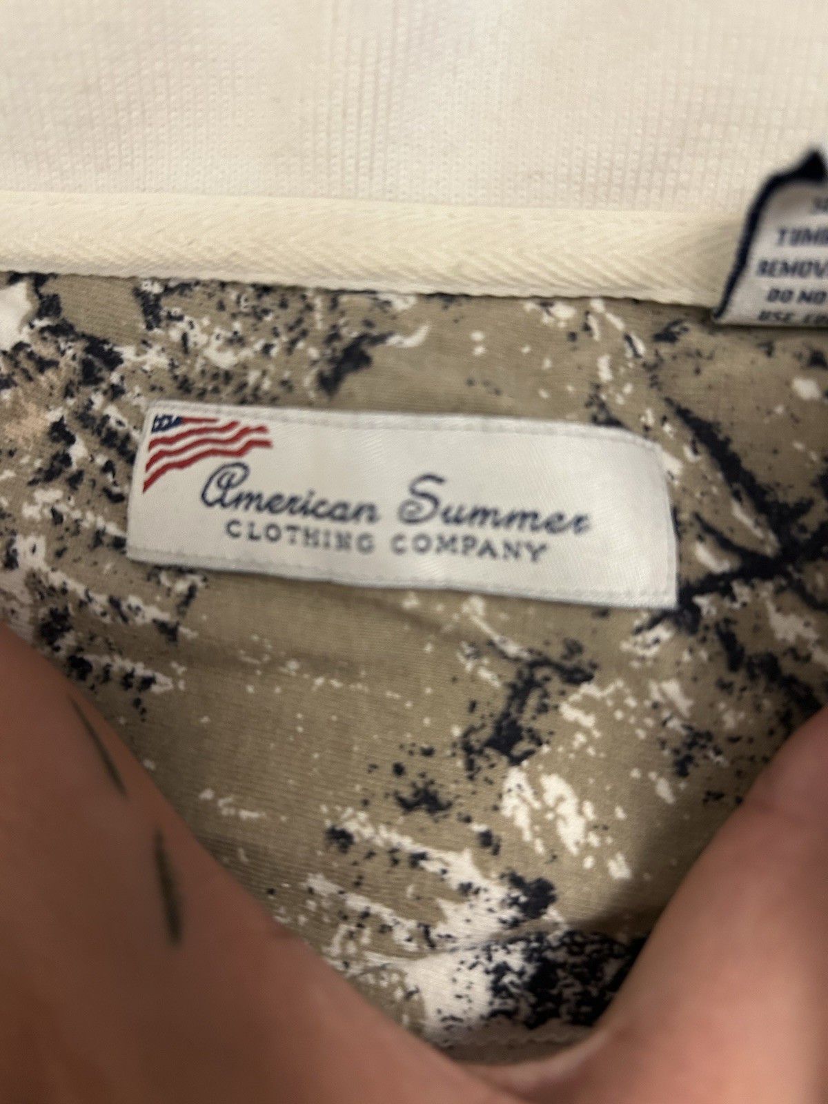 American Summer Clothing Co USA Flag Eagle Graphic Polo Shirt Men’s XL