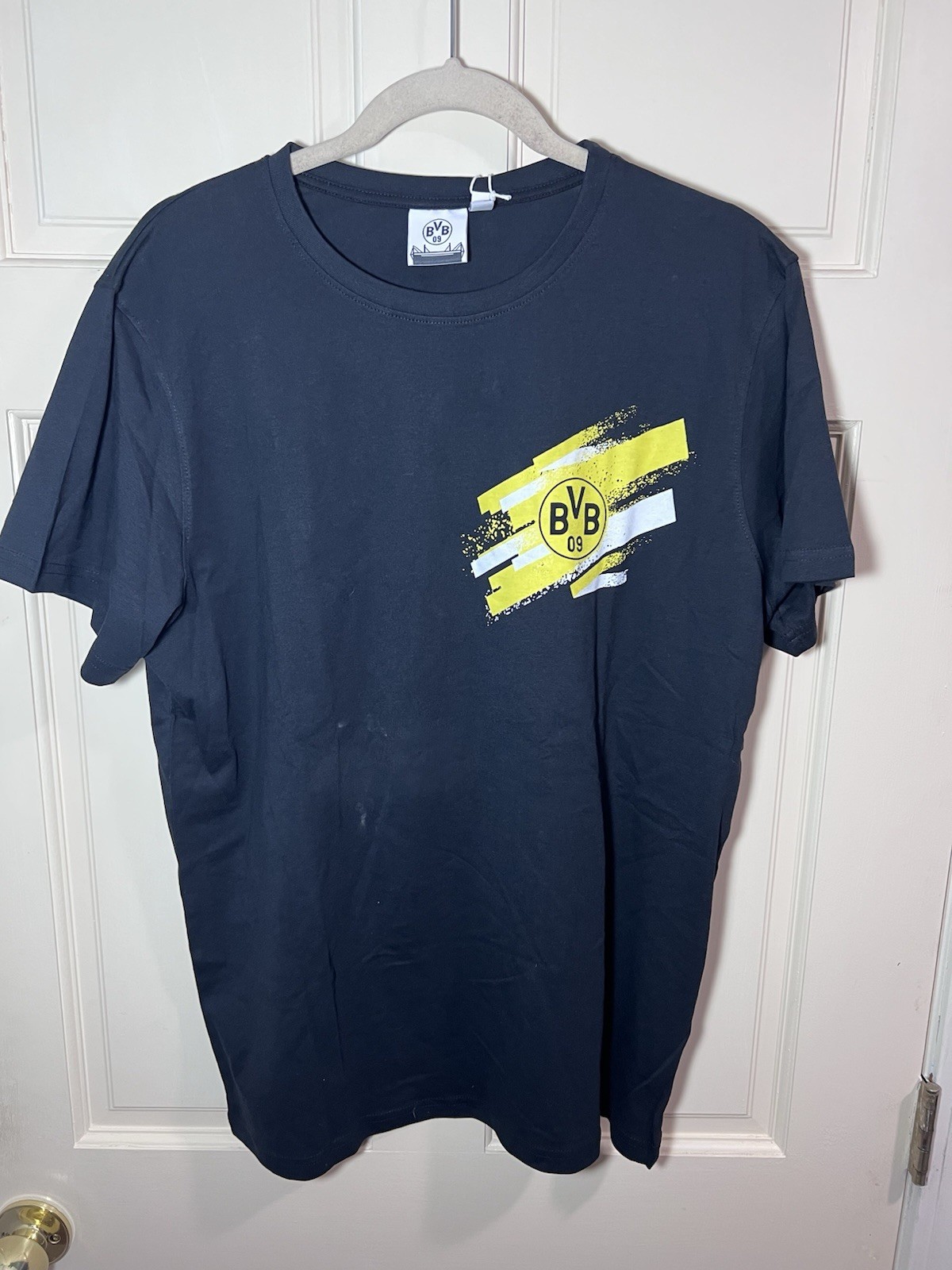 BVB 09 Borusse Team Black Tee T Shirt Men’s Large L NWT New
