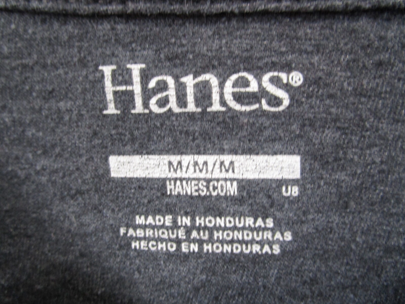 N.A.S.A. Logo Heather Gray T Shirt Men Size M
