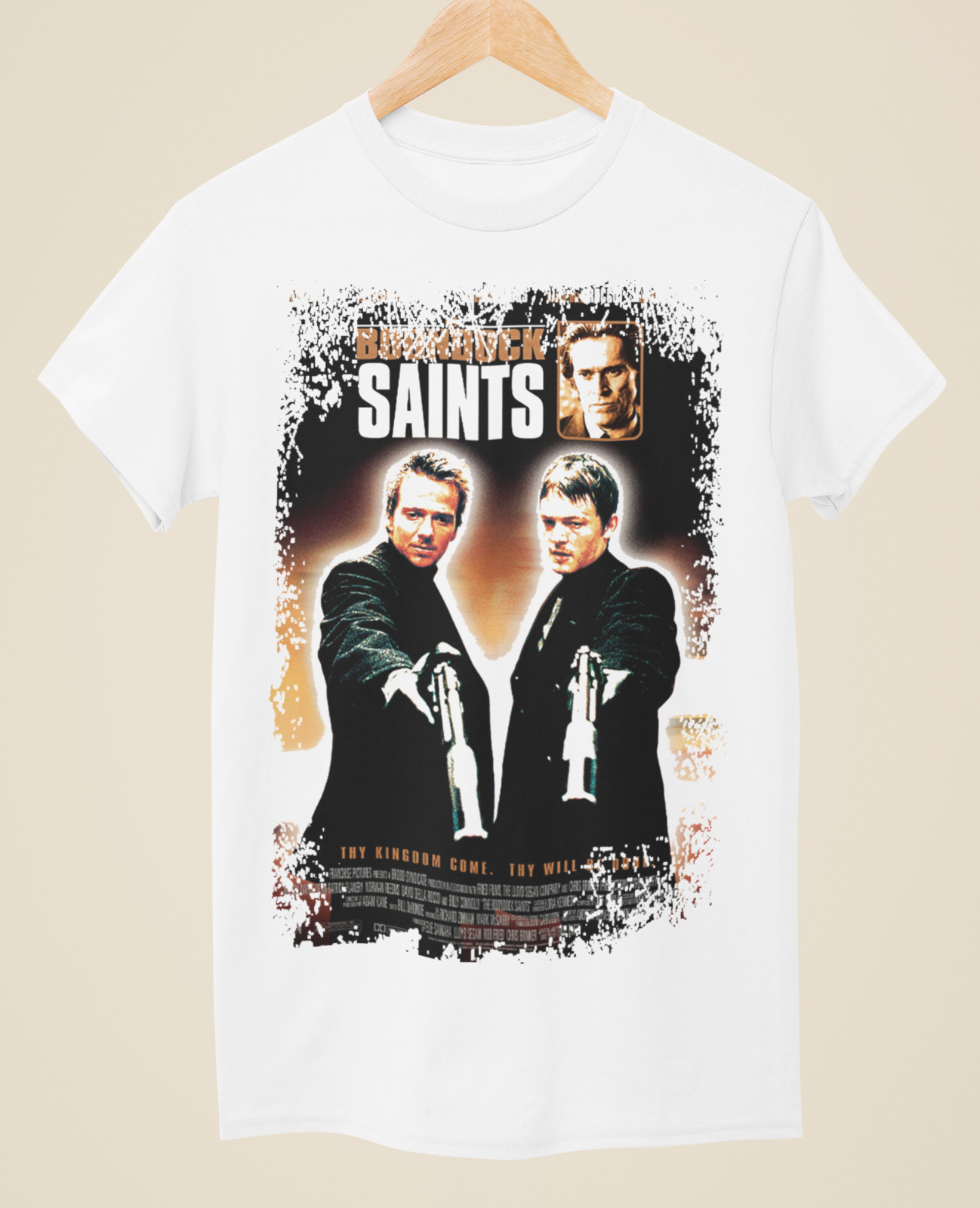 The Boondock Saints – Movie Poster Inspired Unisex White T-Shirt