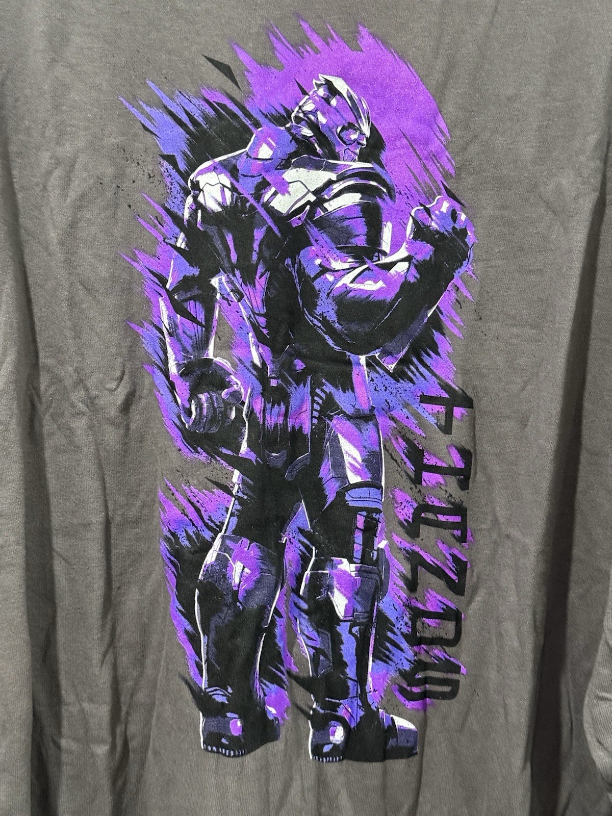 NEW THANOS AVENGERS INFINITY GAUNTLET OF POWER MEN’S LONG SLEEVE T-SHIRT XL