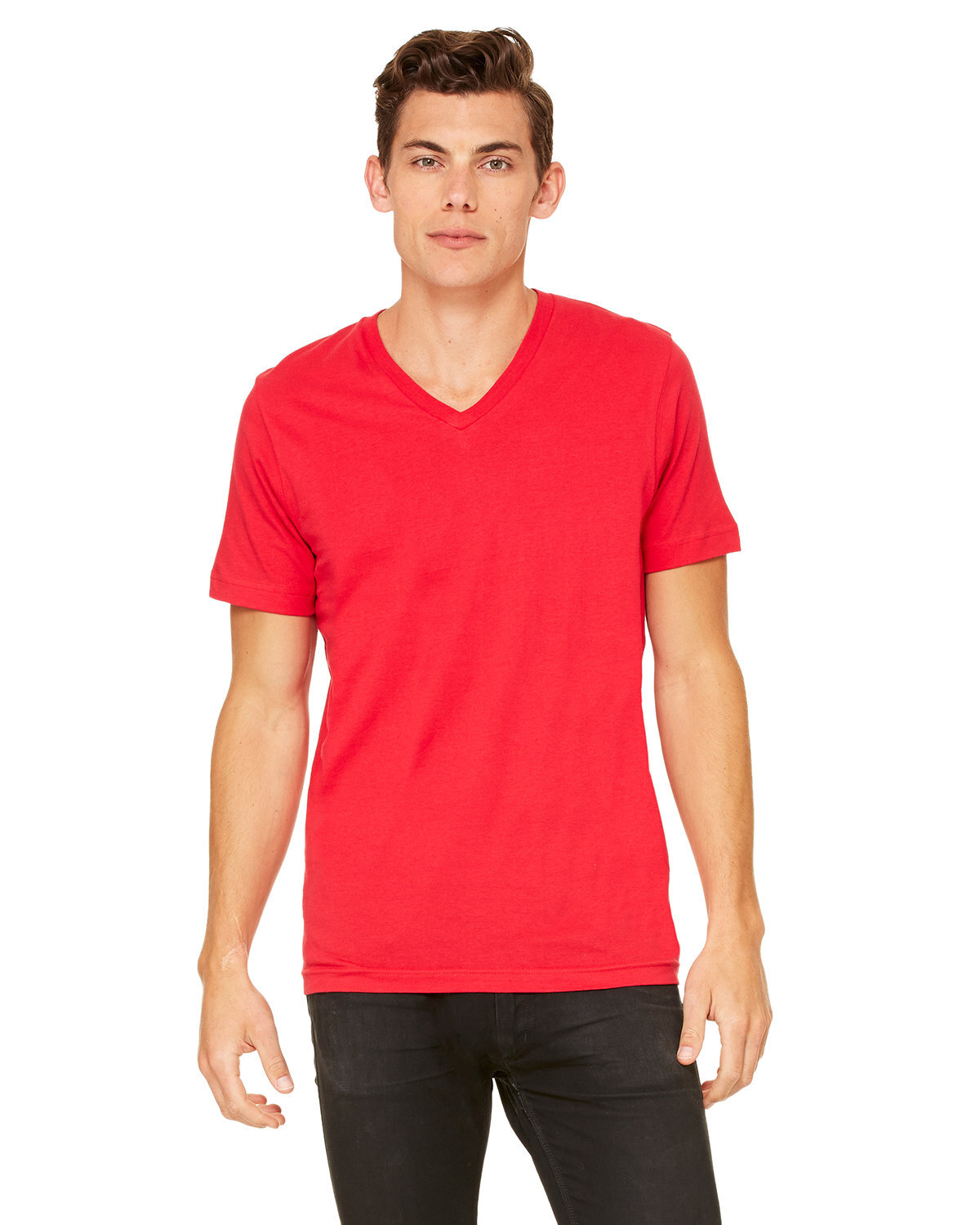 5 PACK OF Bella + Canvas Unisex Jersey Short-Sleeve V-Neck T-Shirt – 3005