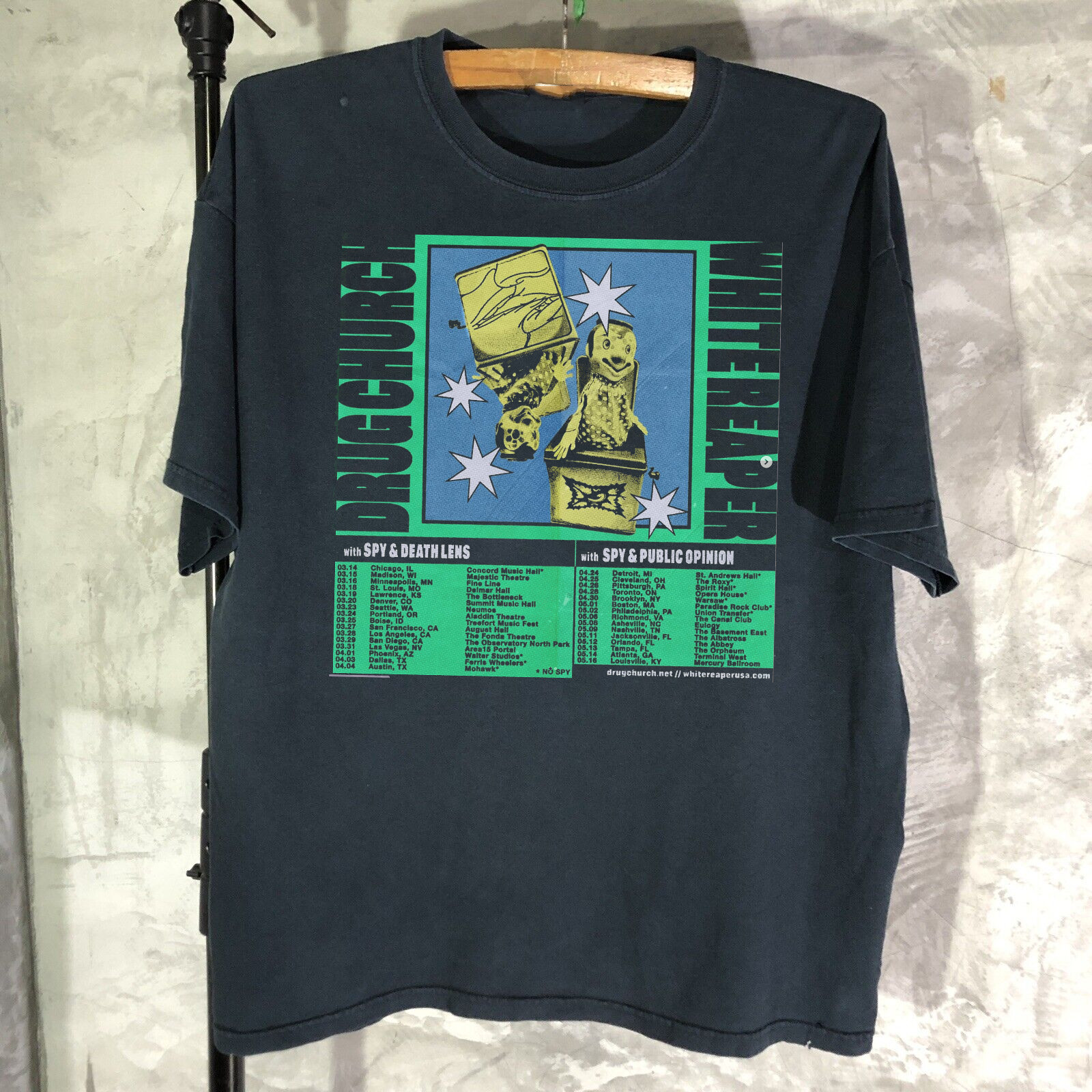 Drug Church Band Spring Tour T Shirt Full Size S-5XL