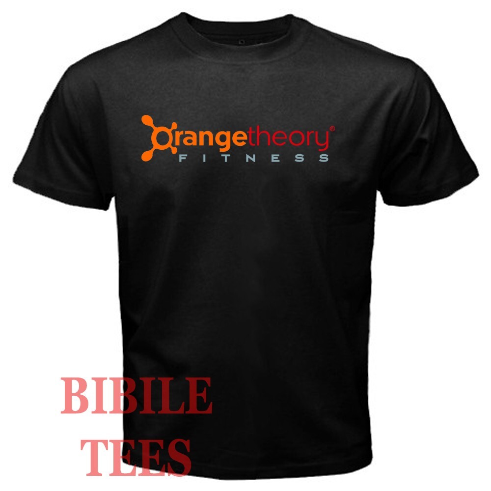 Orange Theory Fitness Gym Men’s Black Size S to 5XL