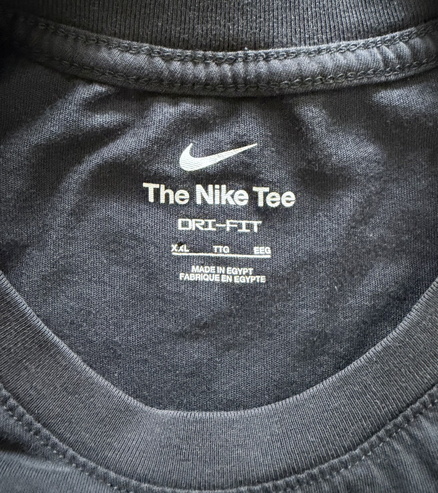 Nike Dri-FIT Long Sleeve Graphic Tee Men’s XL Black Tornado Skeleton Running