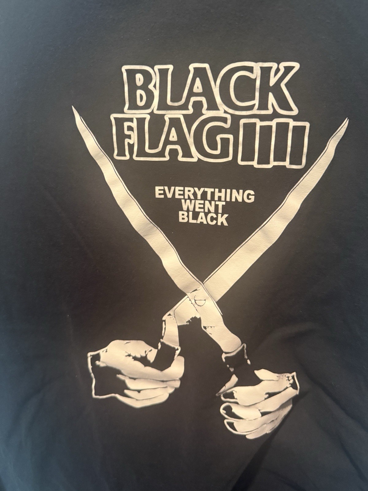 Authentic Black Flag Band Tee Sleeveless King Size 5XL Sleeveless Shirt