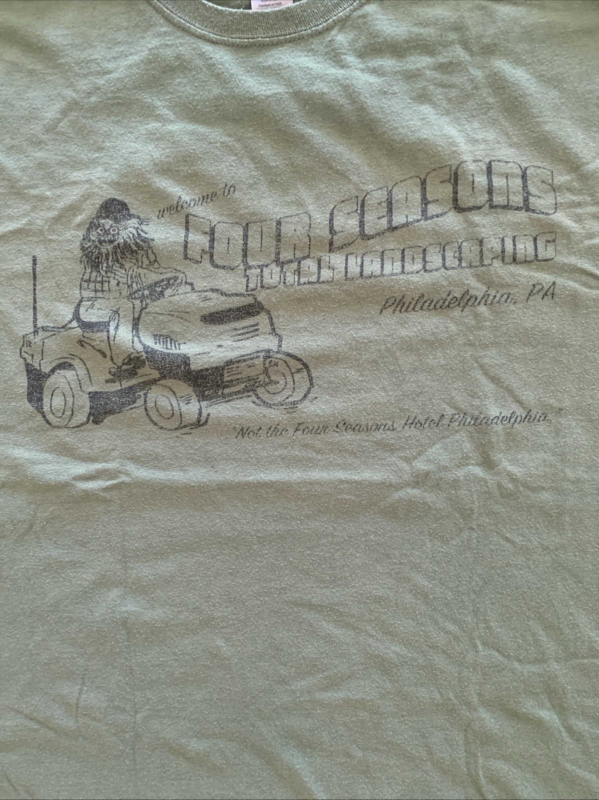 Gritty Four Seasons Total Landscaping Graphic T -Shirt Men’s XL Philadelphia PA