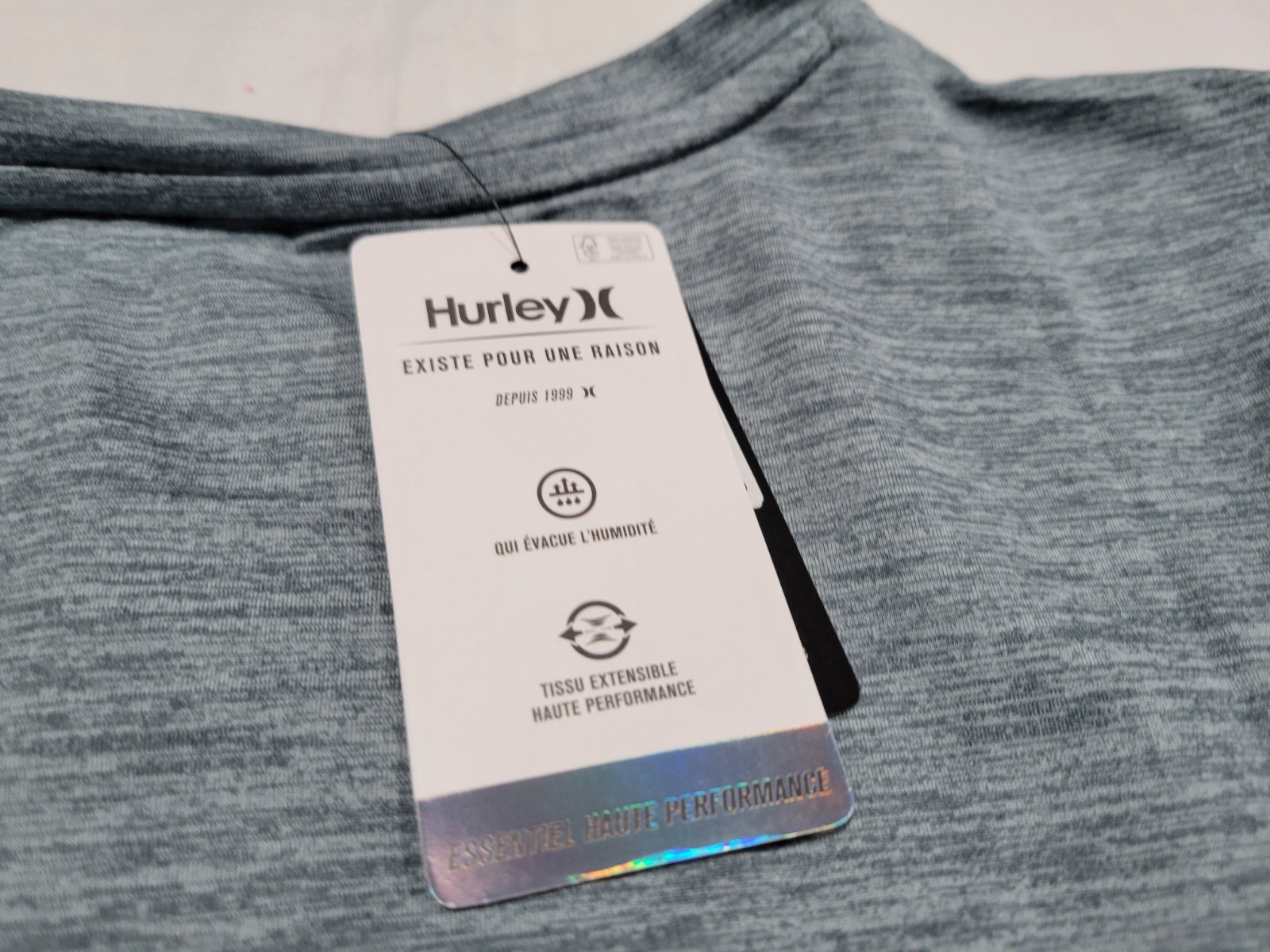 Hurley Men’s Exist Icon Logo Spacedye Sports / Performance- Tank Top