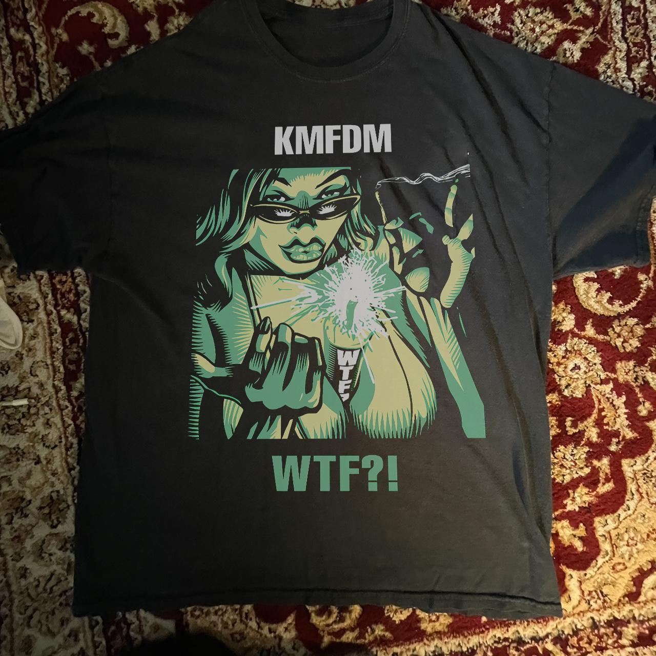 KMFDM Band Music Tour Black T-Shirt Cotton All Size Unisex KMFDM Boli213