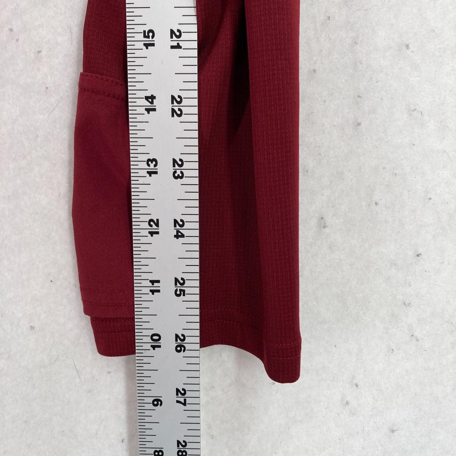 REI Screeline Half-Zip Long-Sleeve T-Shirt Mens Large Red Outdoors Hiking Travel