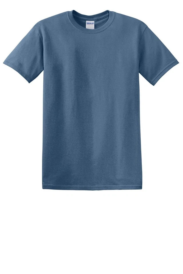 6 Pack Gildan 5000 Men’s T-Shirt Heavy Cotton Short Sleeve Plain Blank Tee S-3XL