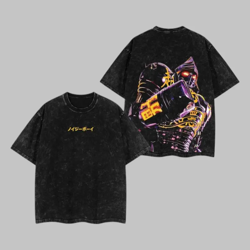 Superstyle Collection Noisy boy – Real Steel Edi Graphic Tee Streetwear T-Shirt.