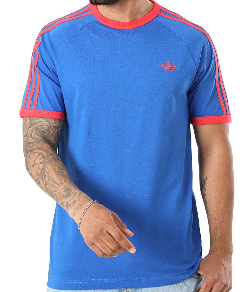 NEW MENS ADIDAS ORIGINALS CALIFORNIA 3 STRIPES TREFOIL SHIRT ~SIZE MEDIUM #KF353