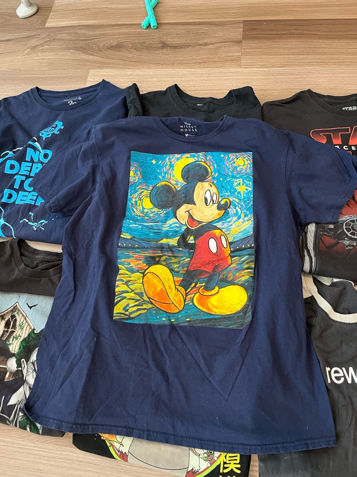 Lot Of 12 Amine Video Game Disney T Shirts Multi Size And Color Mickey Star Wars