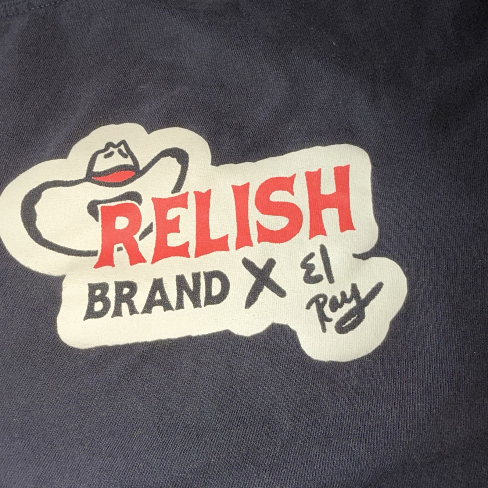 Relish Brand Men’s Black No Ketchup Ever Hotdog Cowgirl T Shirt Chicago 3XL READ