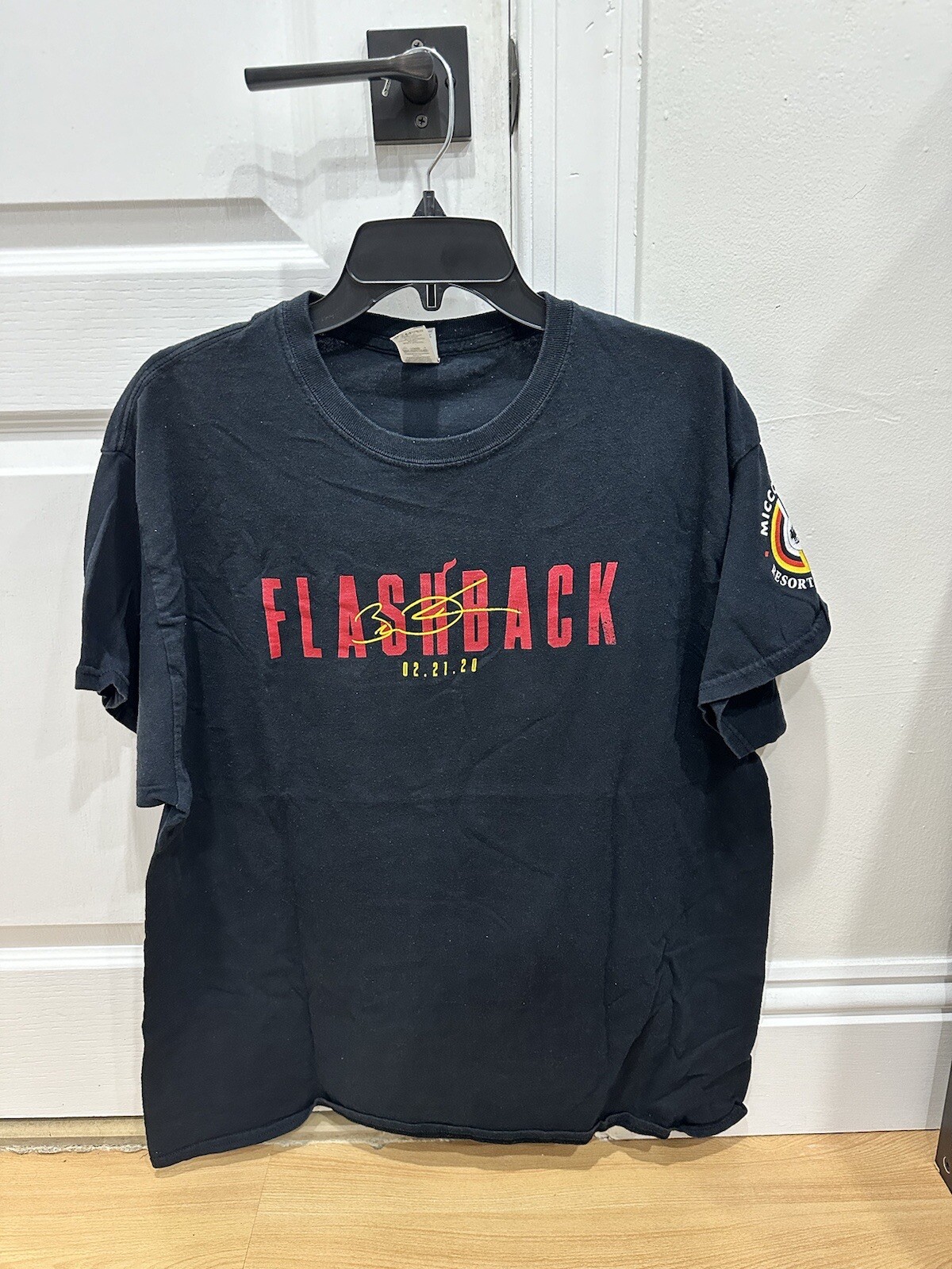 Dwyane Wade Flashback Giveaway Tee Shirt From 2/21/2020 (Size XL)