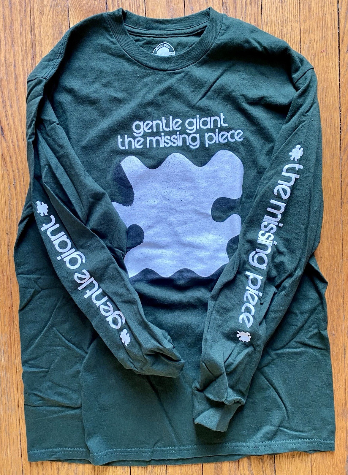 Rare Official GENTLE GIANT The Missing Piece Long Sleeve Shirt Prog Rock