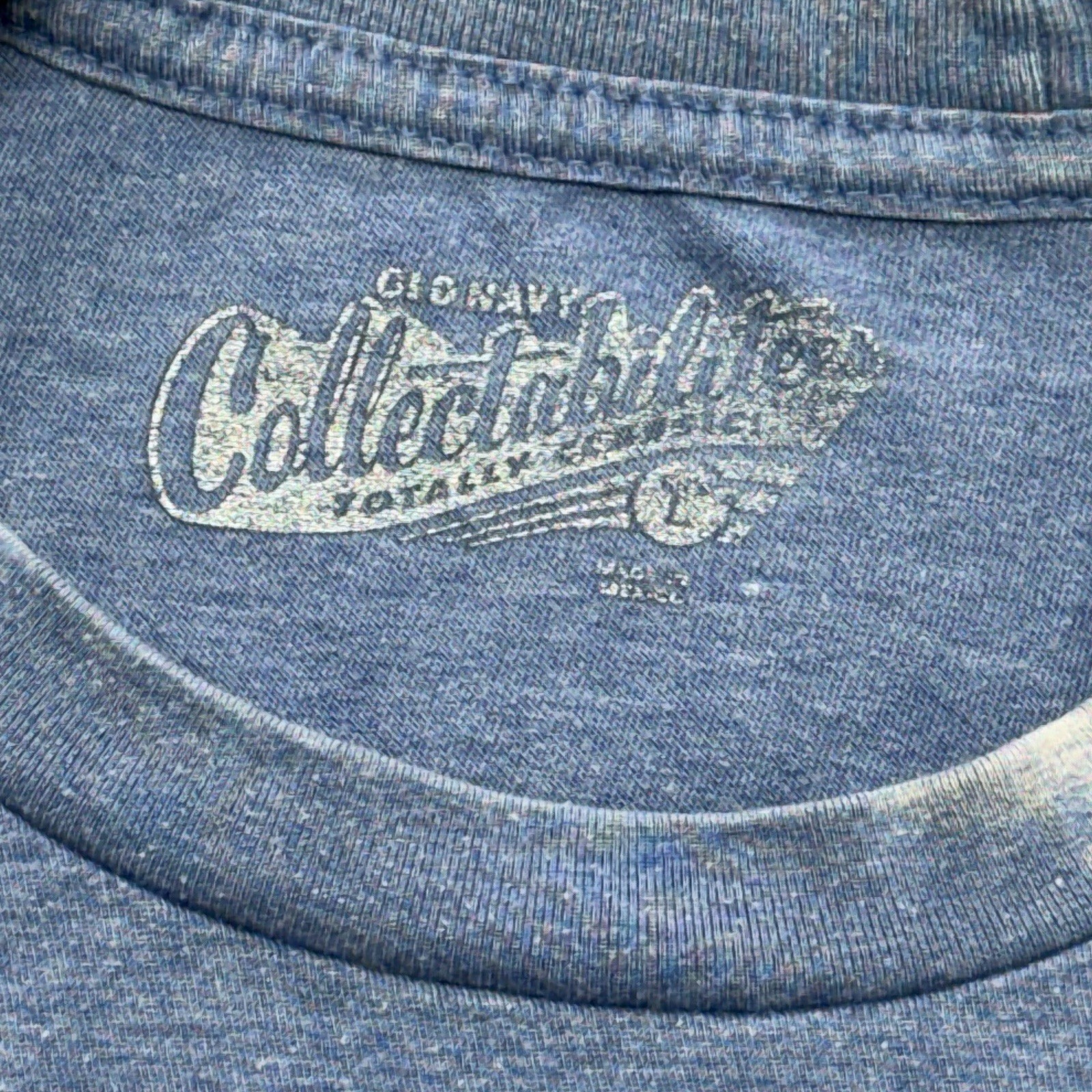 Vintage Old Navy Collectabilitees Mens M Superman Logo Blue Short Sleeve Tee