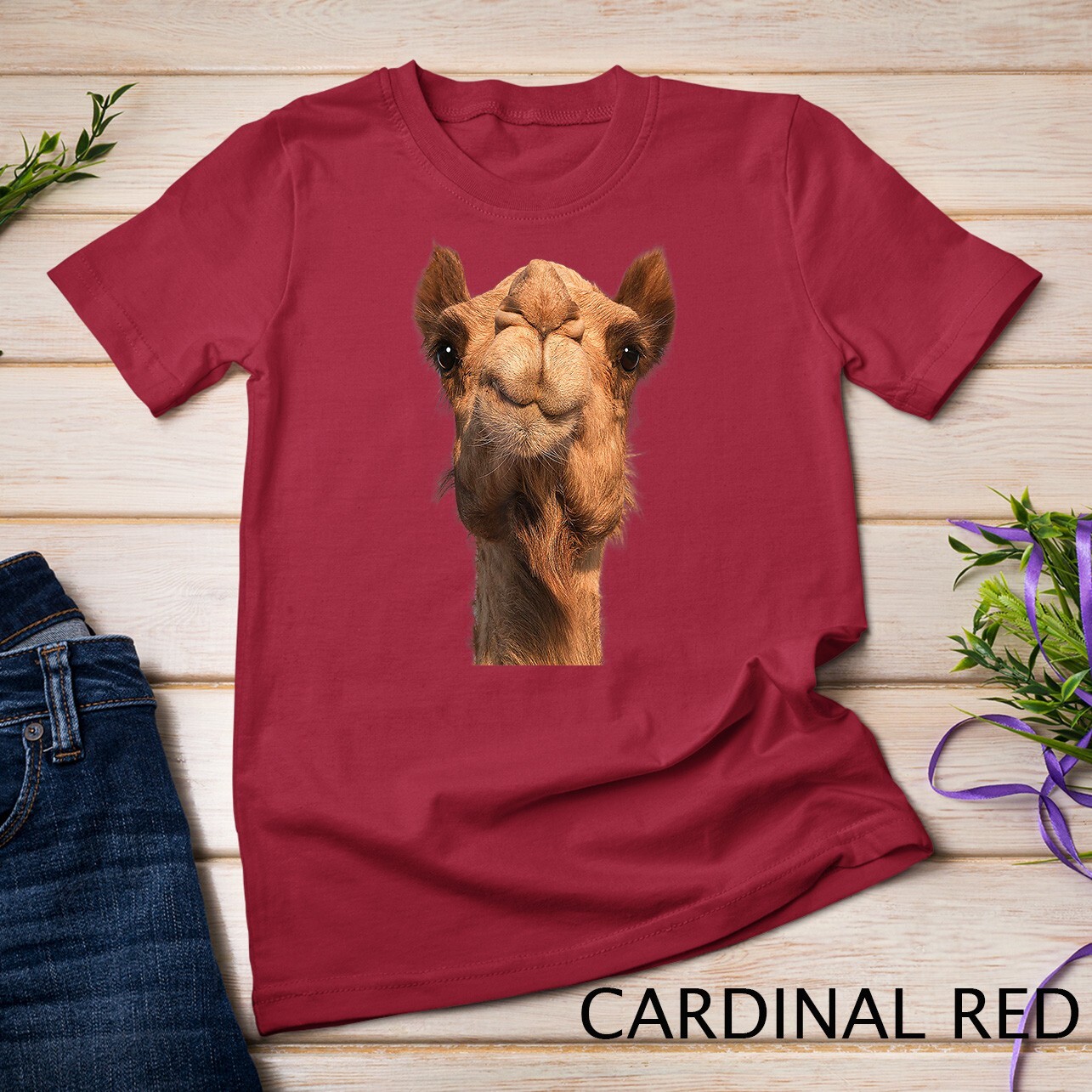Camel Animal Face Unisex T-shirt