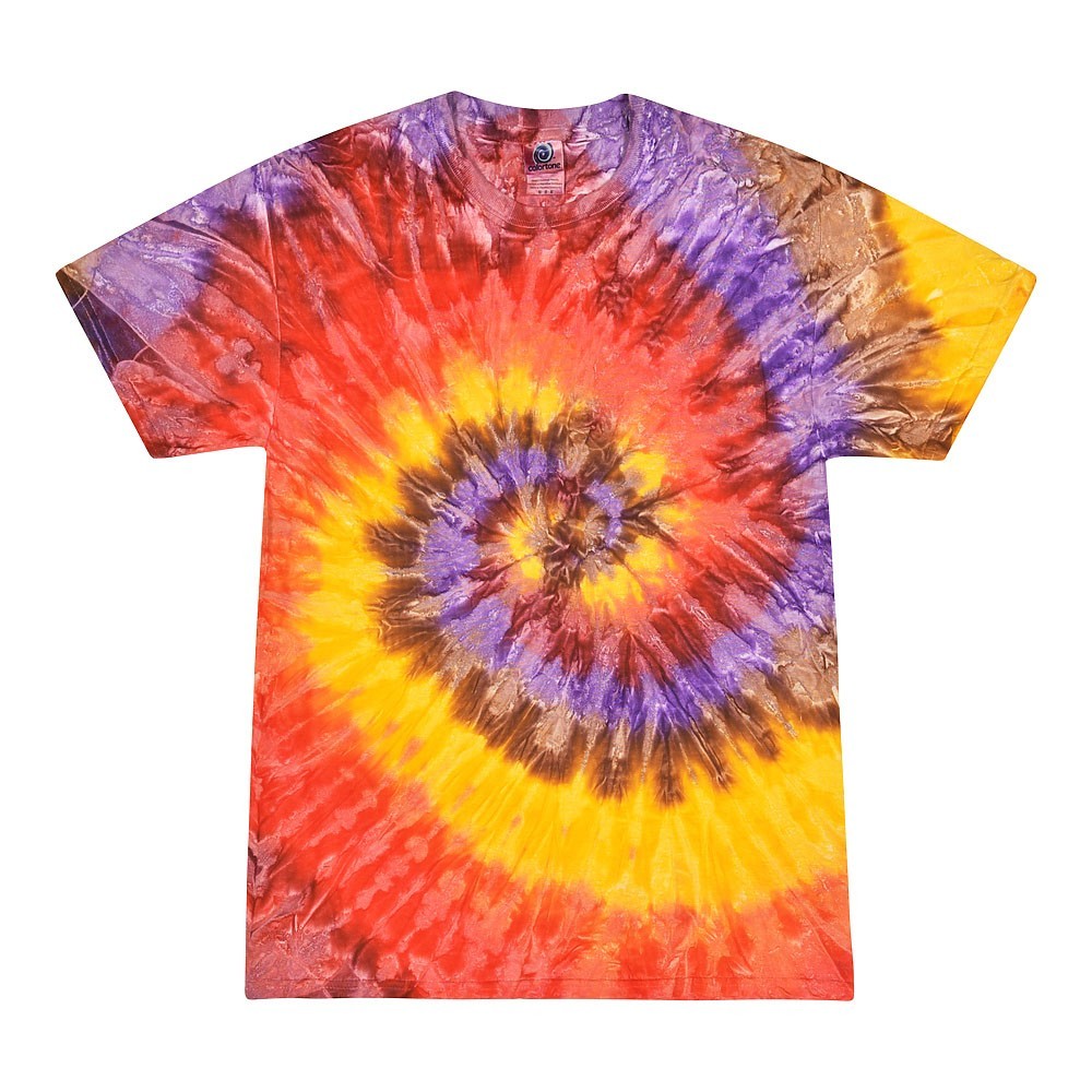Multi-Color Tie Dye T-Shirts Adult SM – XXXXXL 100% Cotton Colortone