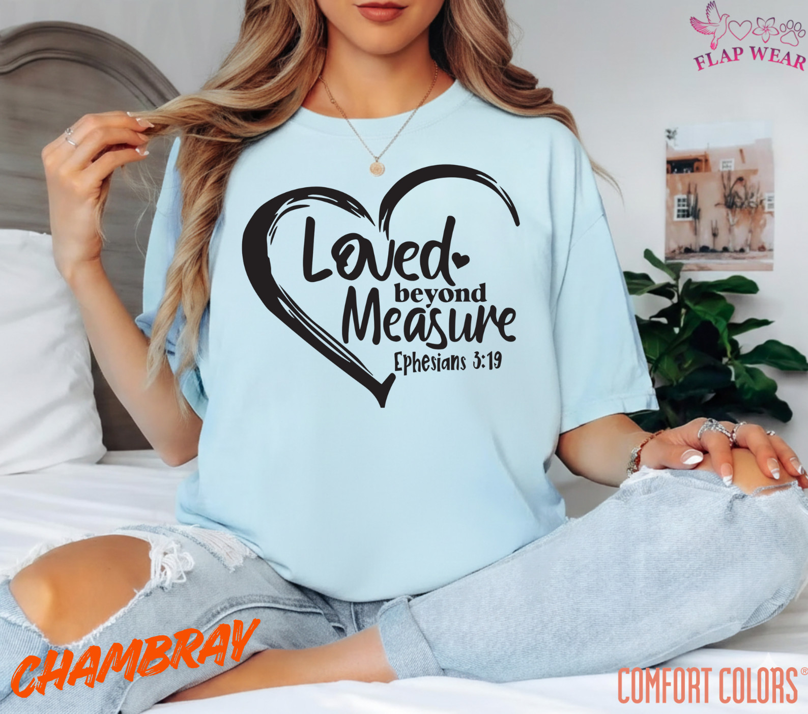Unisex Loved Beyond Measure T shirt Men T shirt Women valanity Romantic