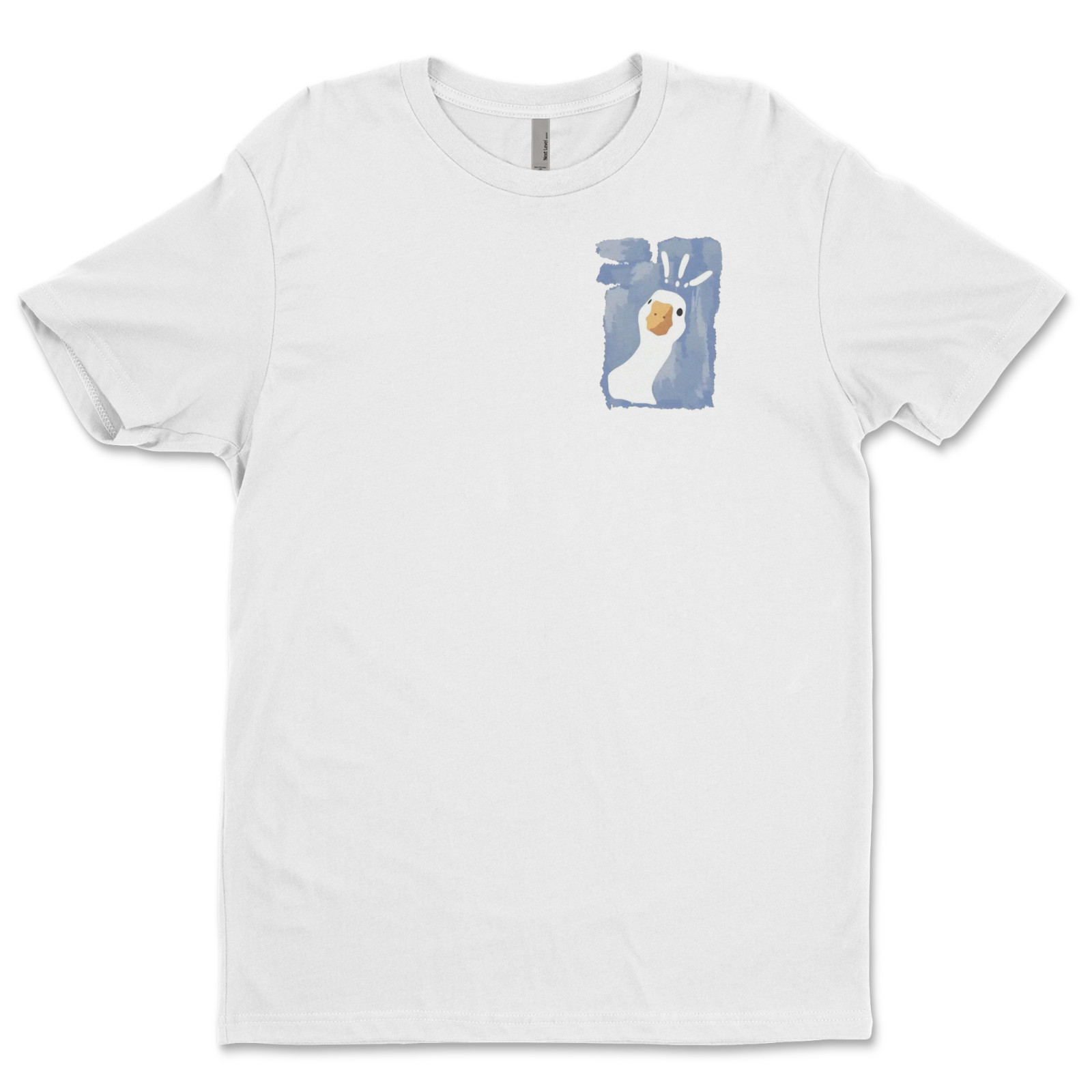 DTF Surprise duck/ Custom Unisex Soft Style T-Shirts, Next Level- Cotton