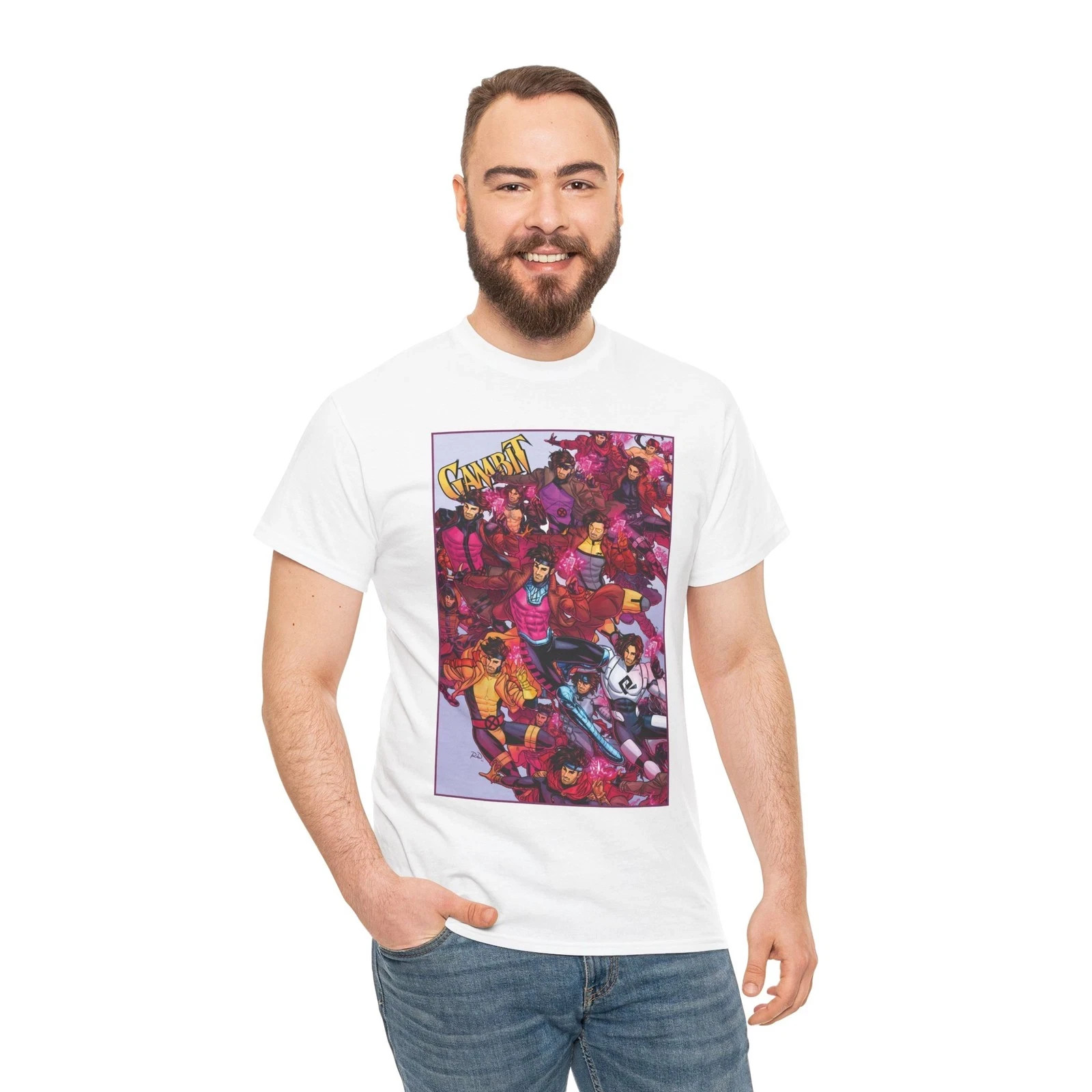 Gambit T-Shirt – Russell Dauterman Art – X-Men Member – Marvel Comics