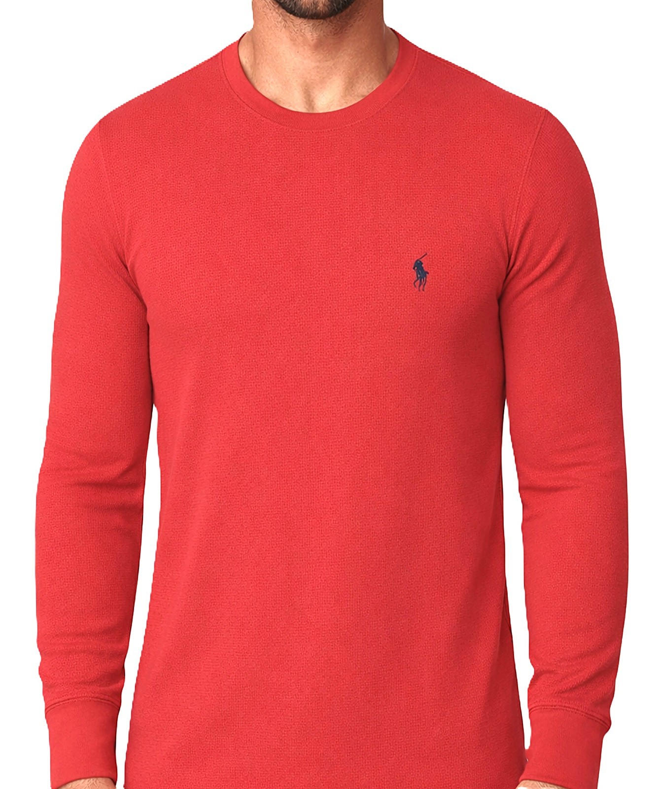 NWT – POLO RALPH LAUREN Mens Waffle Knit Thermal Long Sleeve Shirts : S – XXL