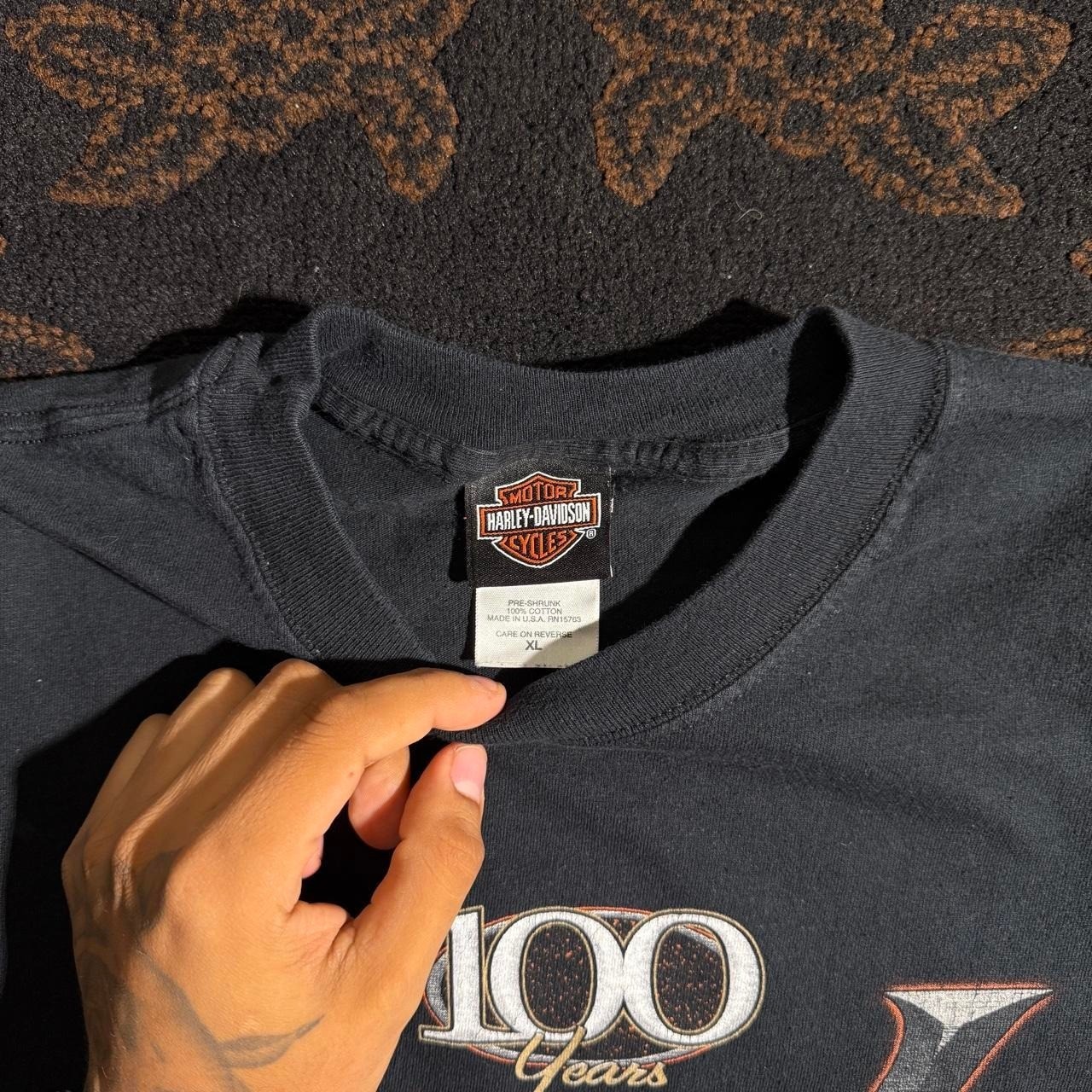 Y2K Cropped Harley Davidson tshirt