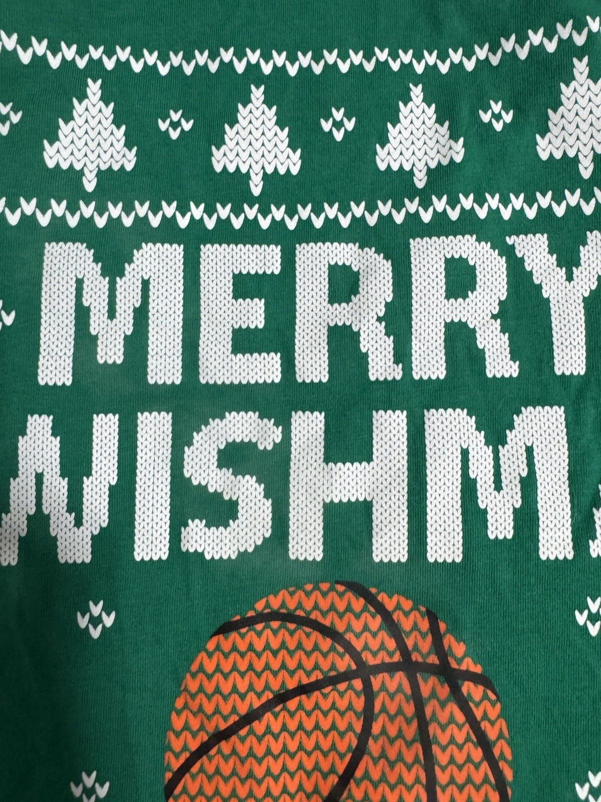 Live and Tell Youth Large Merry Swishmas Christmas T-Shirt