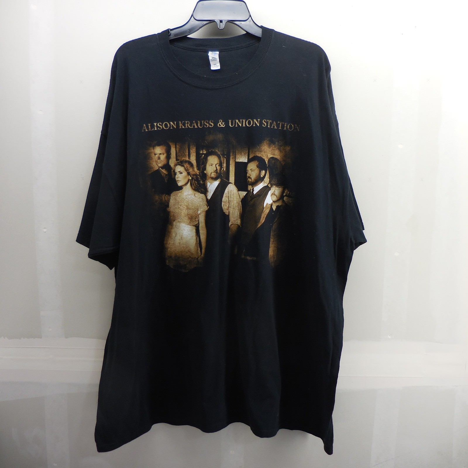 Alison Krauss & Union Station 2012 Tour T-Shirt Mens 3XL Black Band Tee Cotton