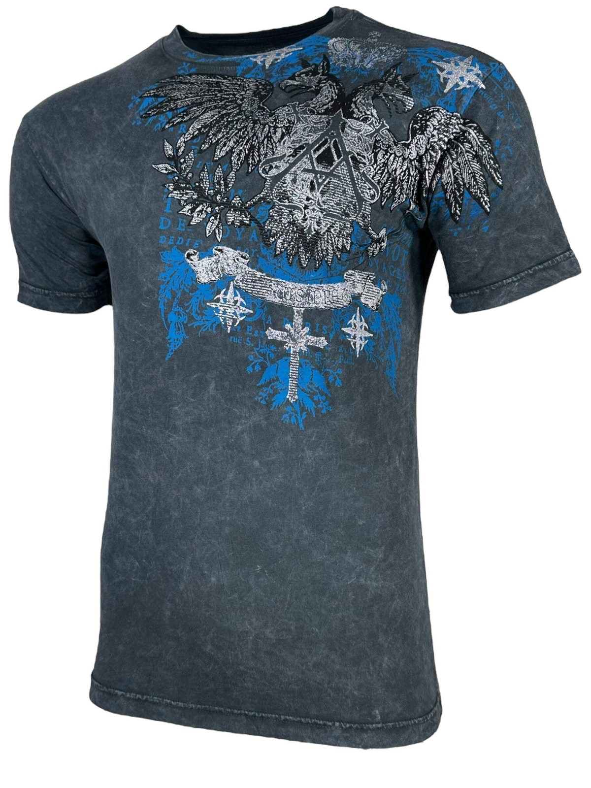 Archaic by Affliction Men’s T-Shirt Calcium Biker Y2K S-5XL
