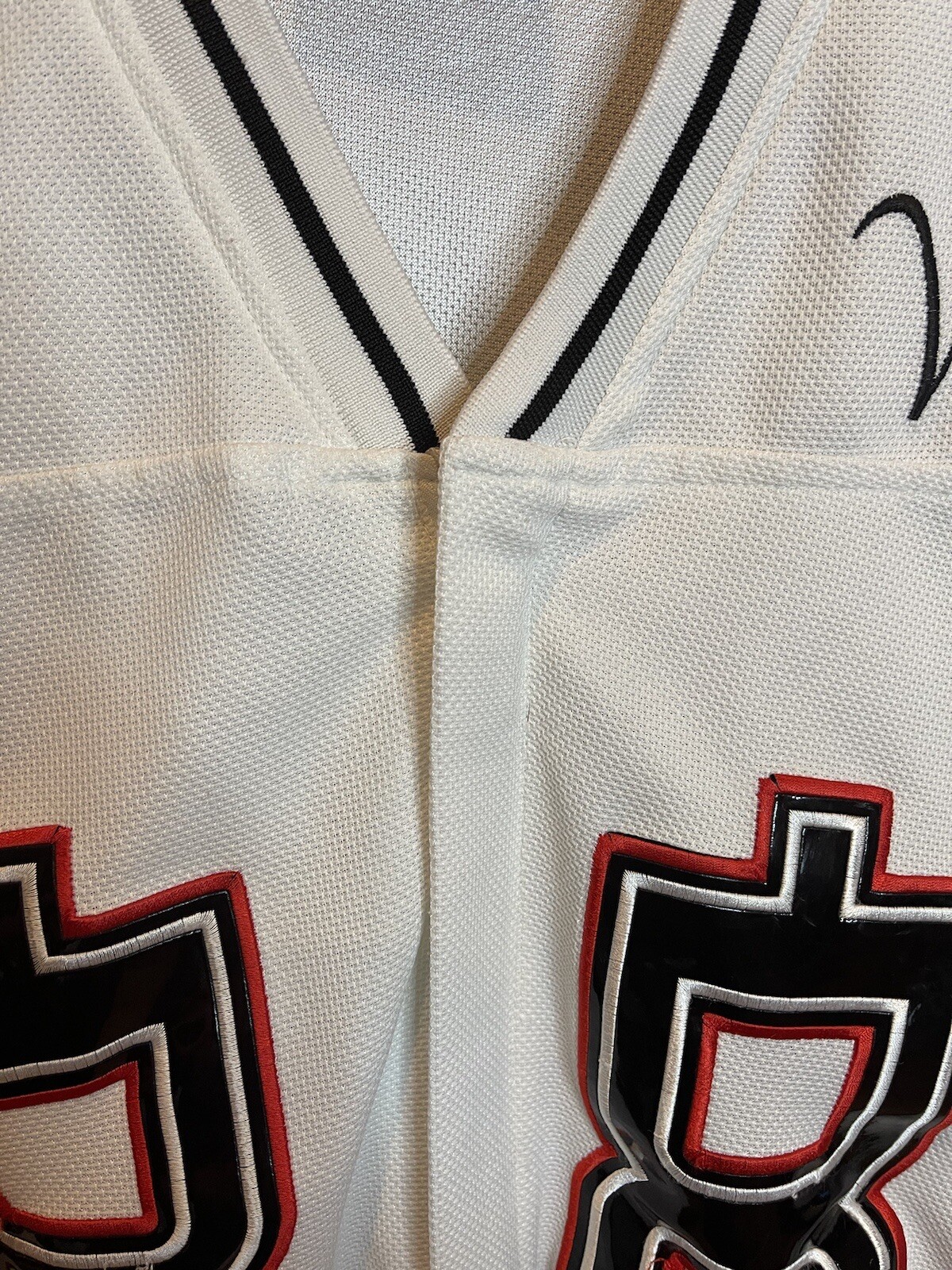 Vonde Sports Jersey Full Zip Adult XL White