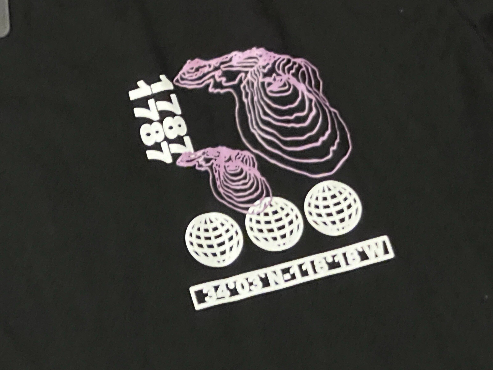 Romwe Black Mens XL Los Angeles City Of Dreams Double Sided Graphic Logo T Shirt