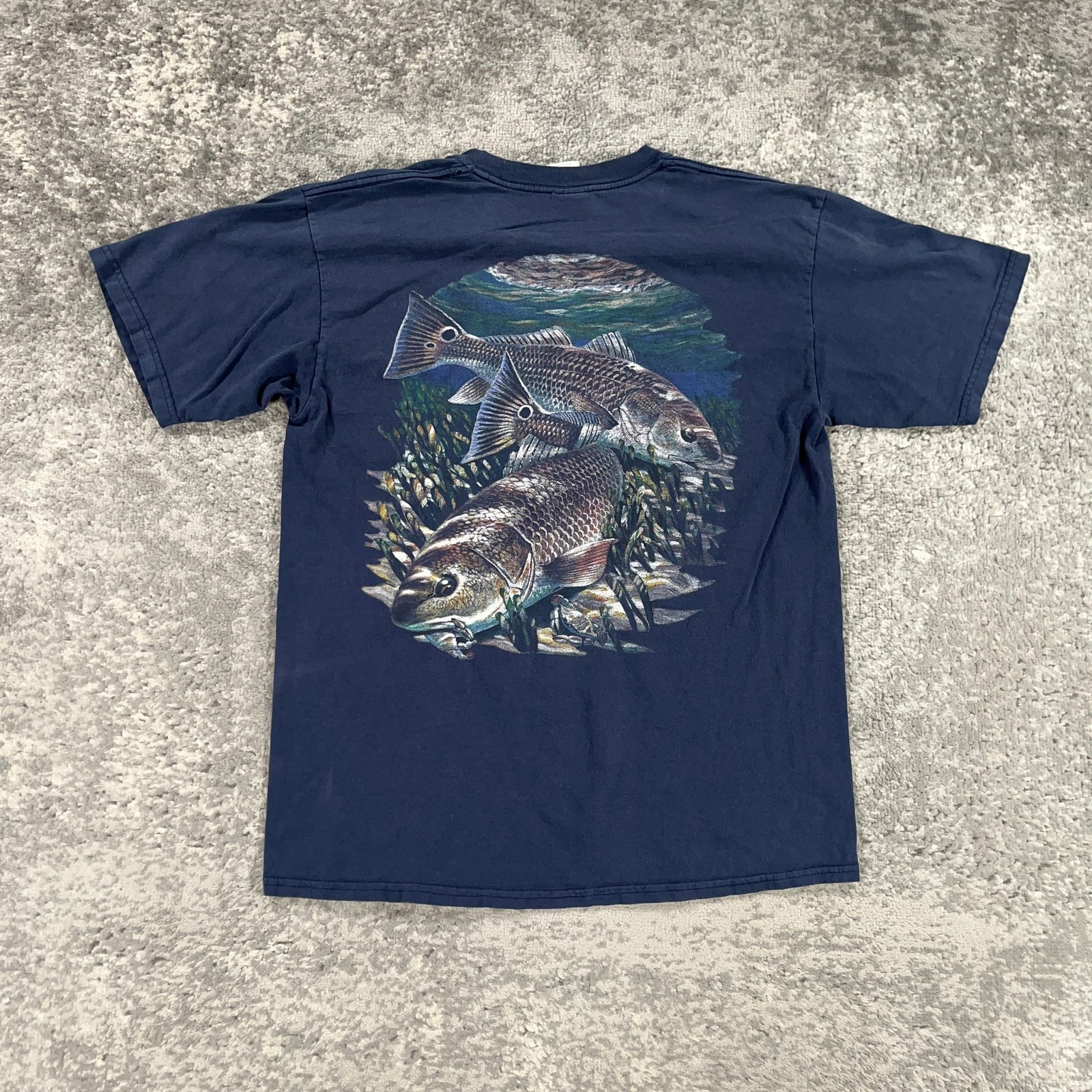 Vintage Outback America Shirt Mens Extra Large Pocket Gildan Cotton Fishing Tee