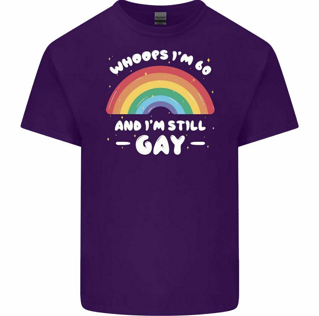 I’m 60 And i’m Still Gay Men’s Funny T-Shirt LGBT Pride Day 60th Birthday Gift