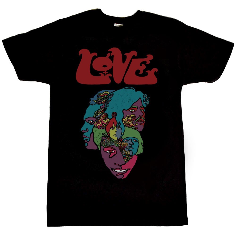 Love ‘Forever Changes’ T-Shirt Short Sleeve Gift Tour Concert Full S-5XL