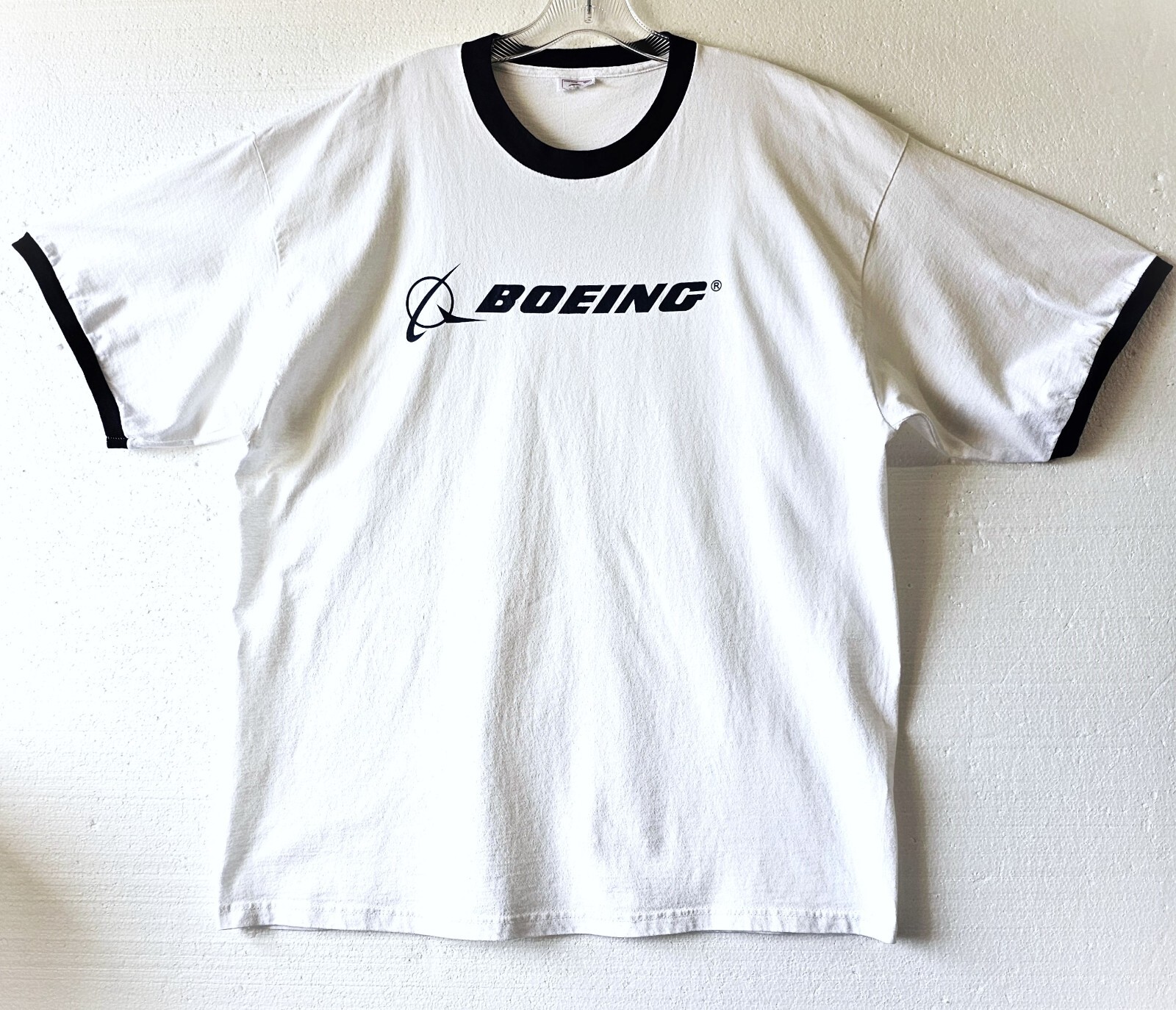 Vintage NEW Boeing Company T-Shirt Logo American Aircraft Aviation Aerospace 2XL