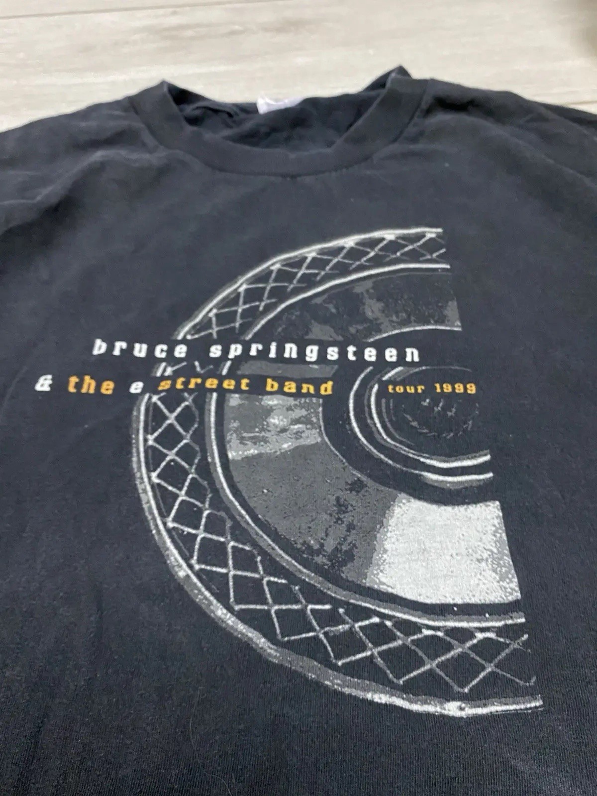 T-Shirt Bruce Springsteen E Street Band Vintage 1999 Tour big logo made in USA