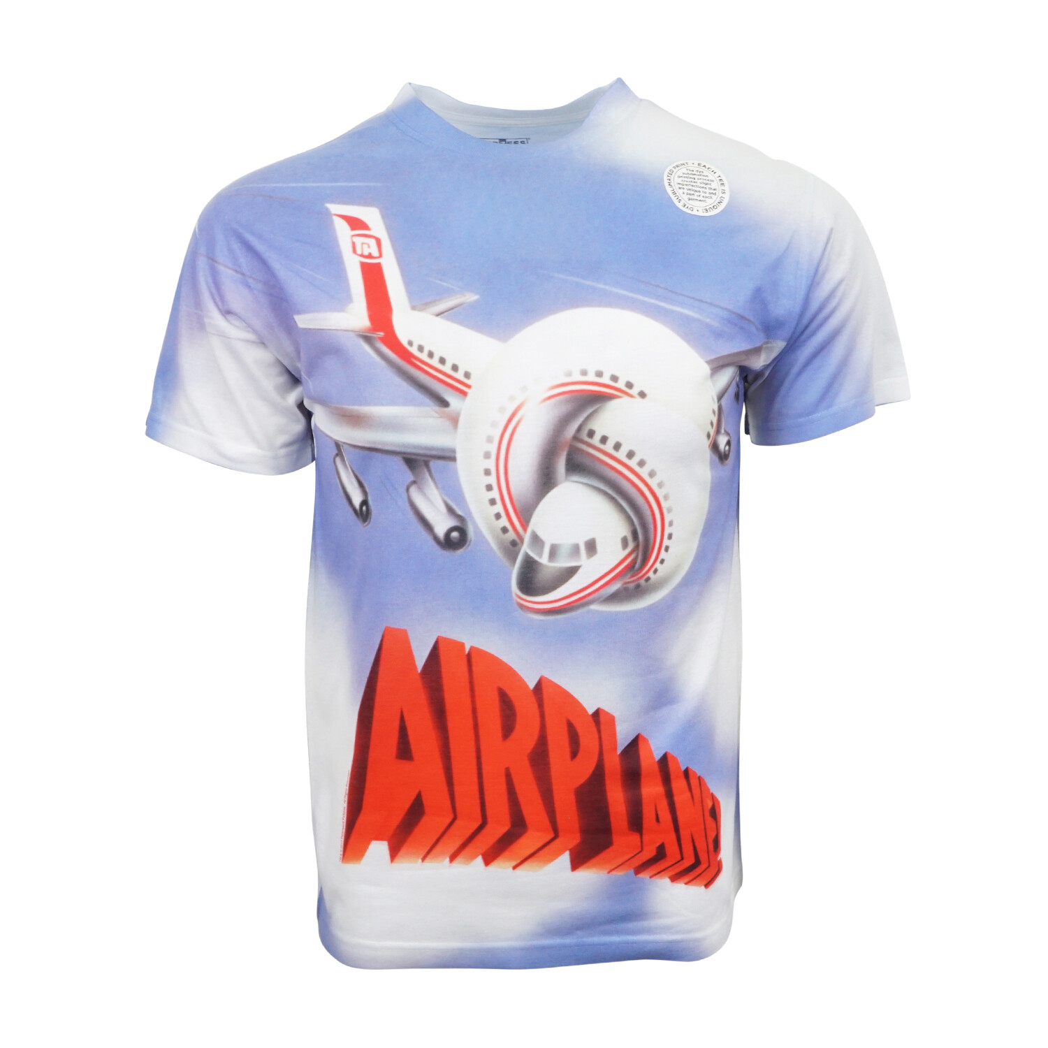 AIRPLANE MOVIE GRAPHIC T SHIRT OFFICIAL LICENSE MERCHANDISE