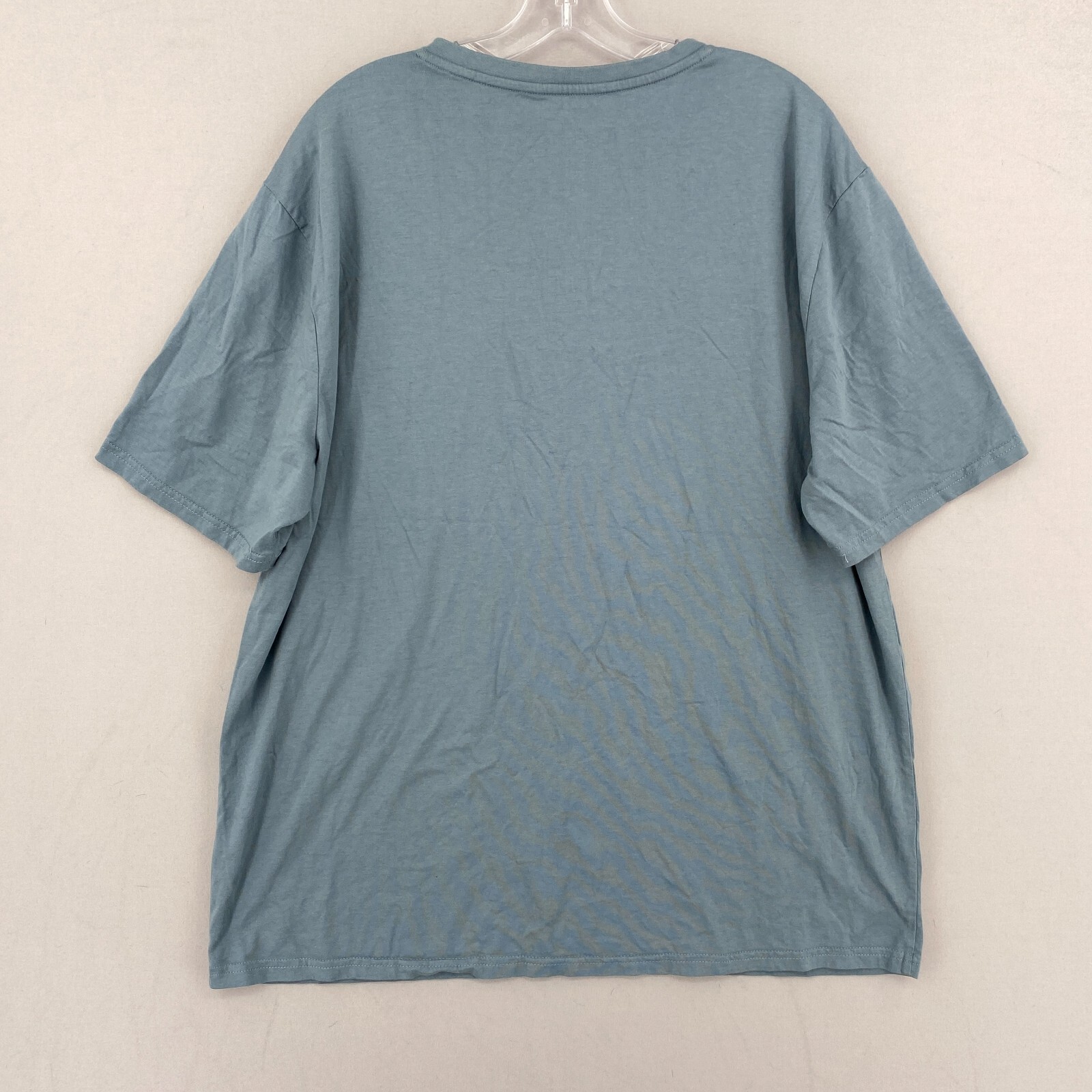 Free Fly Henley Short Sleeve Shirt Mens 2XL Blue Bamboo Cotton Casual Athletic