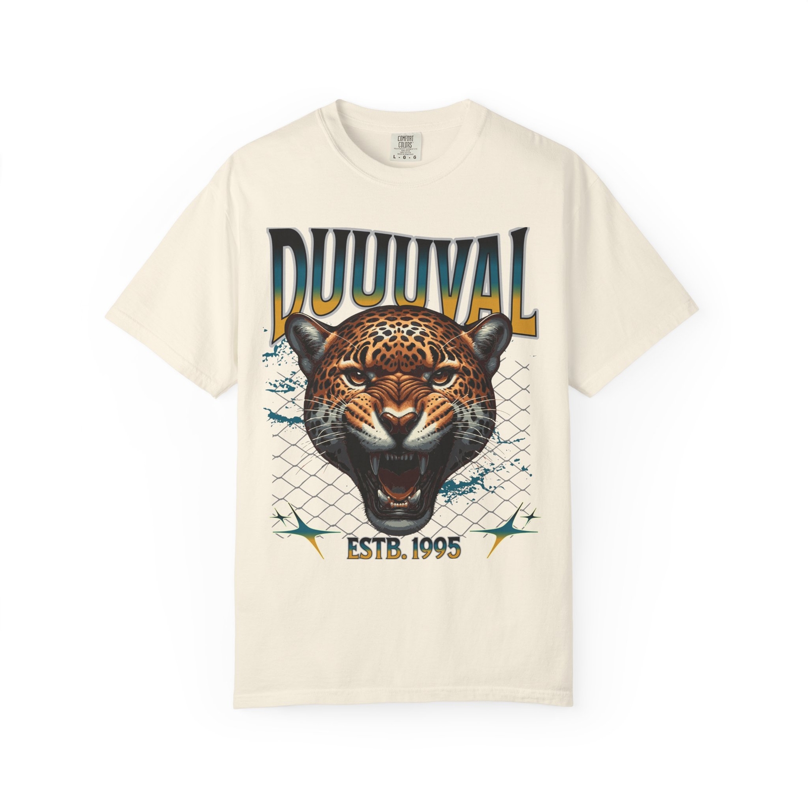 DUUUVAL Jaguar Graphic Tee – Vintage Jacksonville Shirt | Comfort Colors | S–3XL