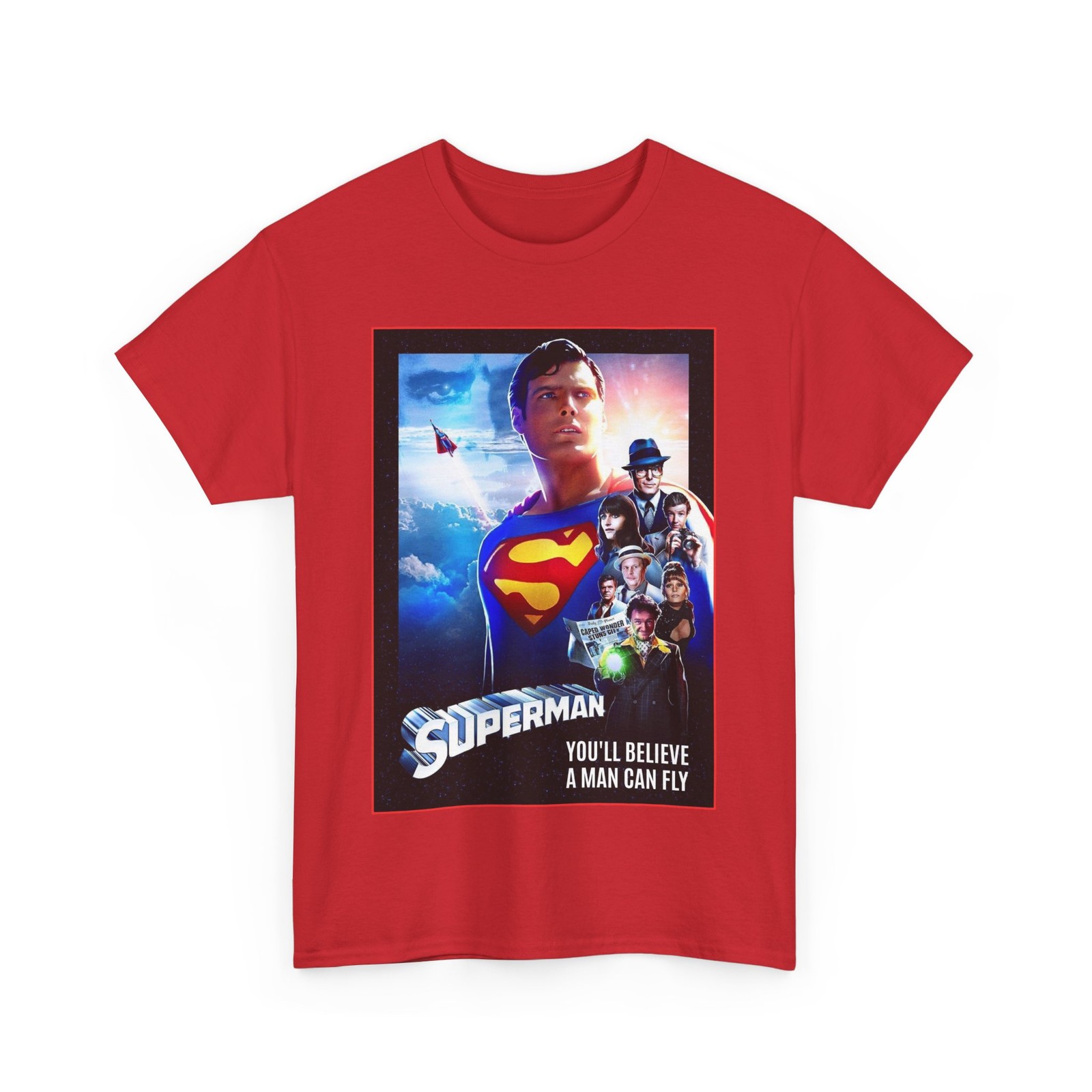 Superman The Movie T-Shirt – Christopher Reeve, Gene Hackman – DC Comics