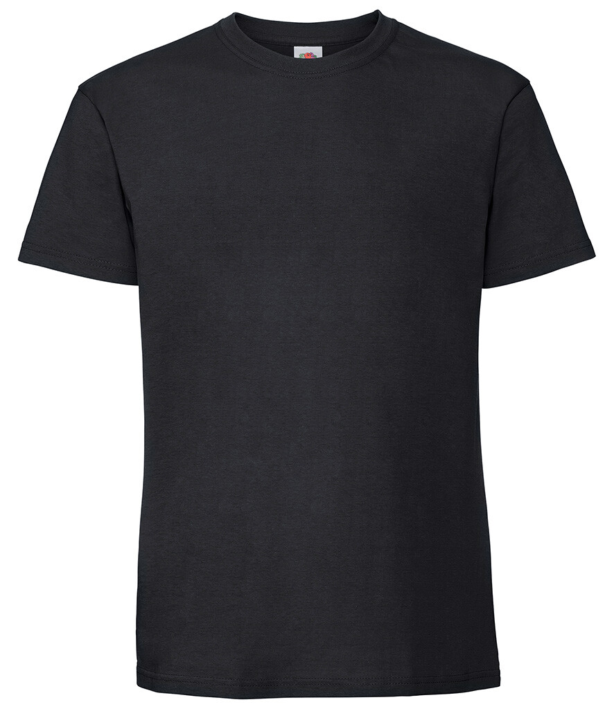 Fruit of the Loom ICONIC 195 T-SHIRT – Men’s plain soft touch tee, FREE Delivery